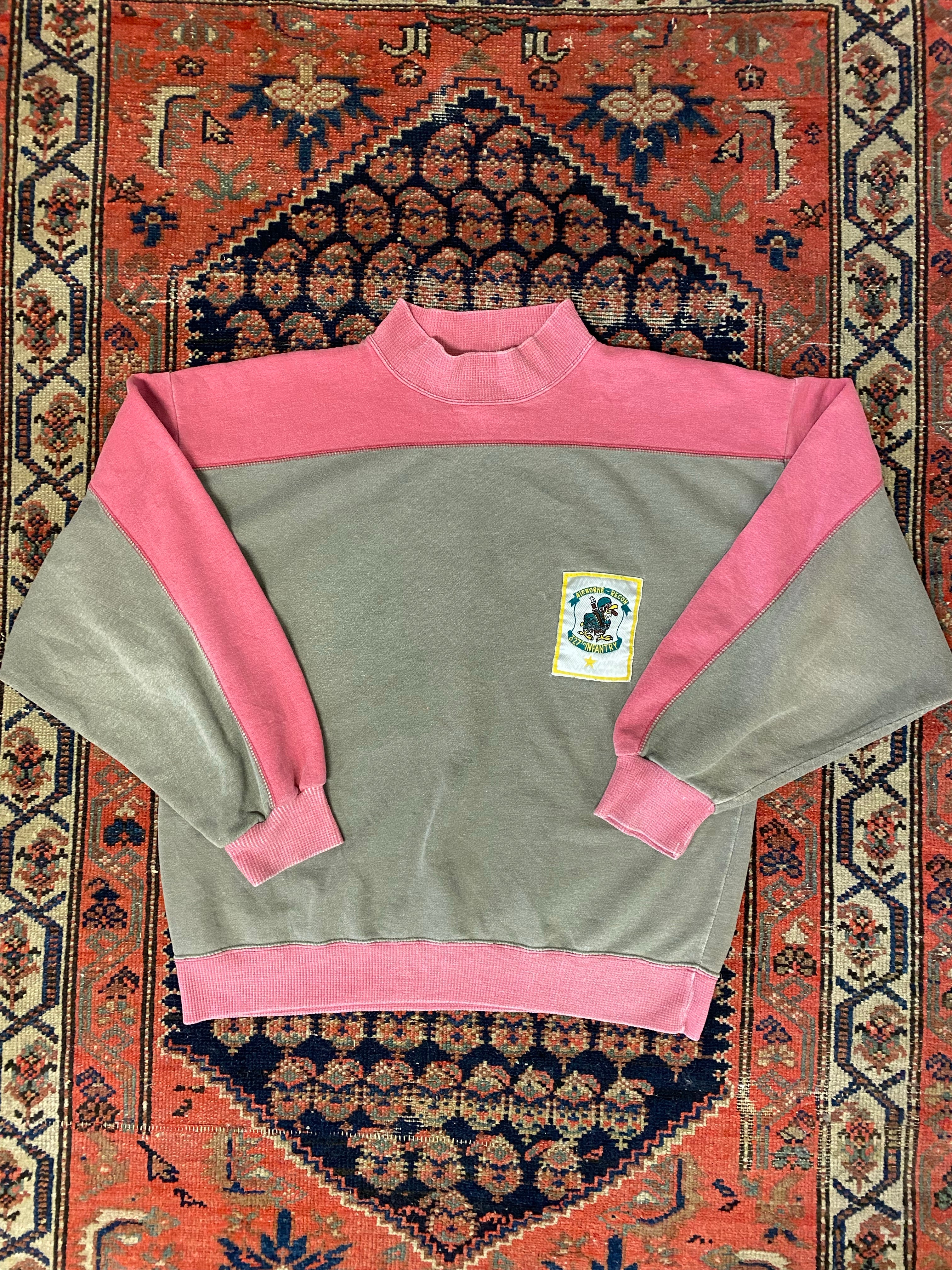 Vintage Colour Blocked Crewneck - M