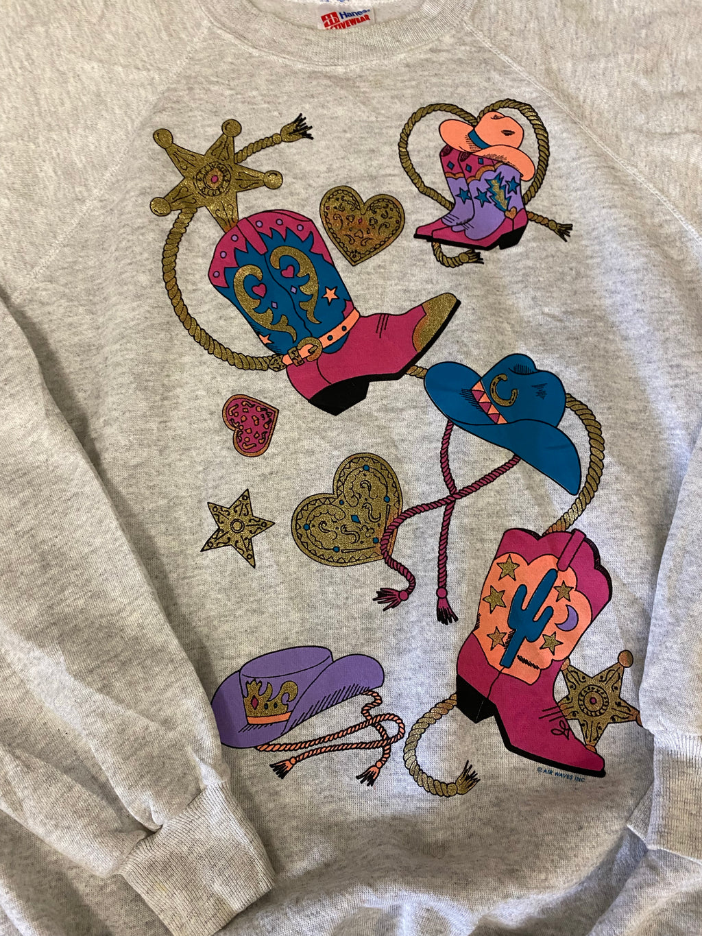 Vintage Cowgirl Crewneck - L