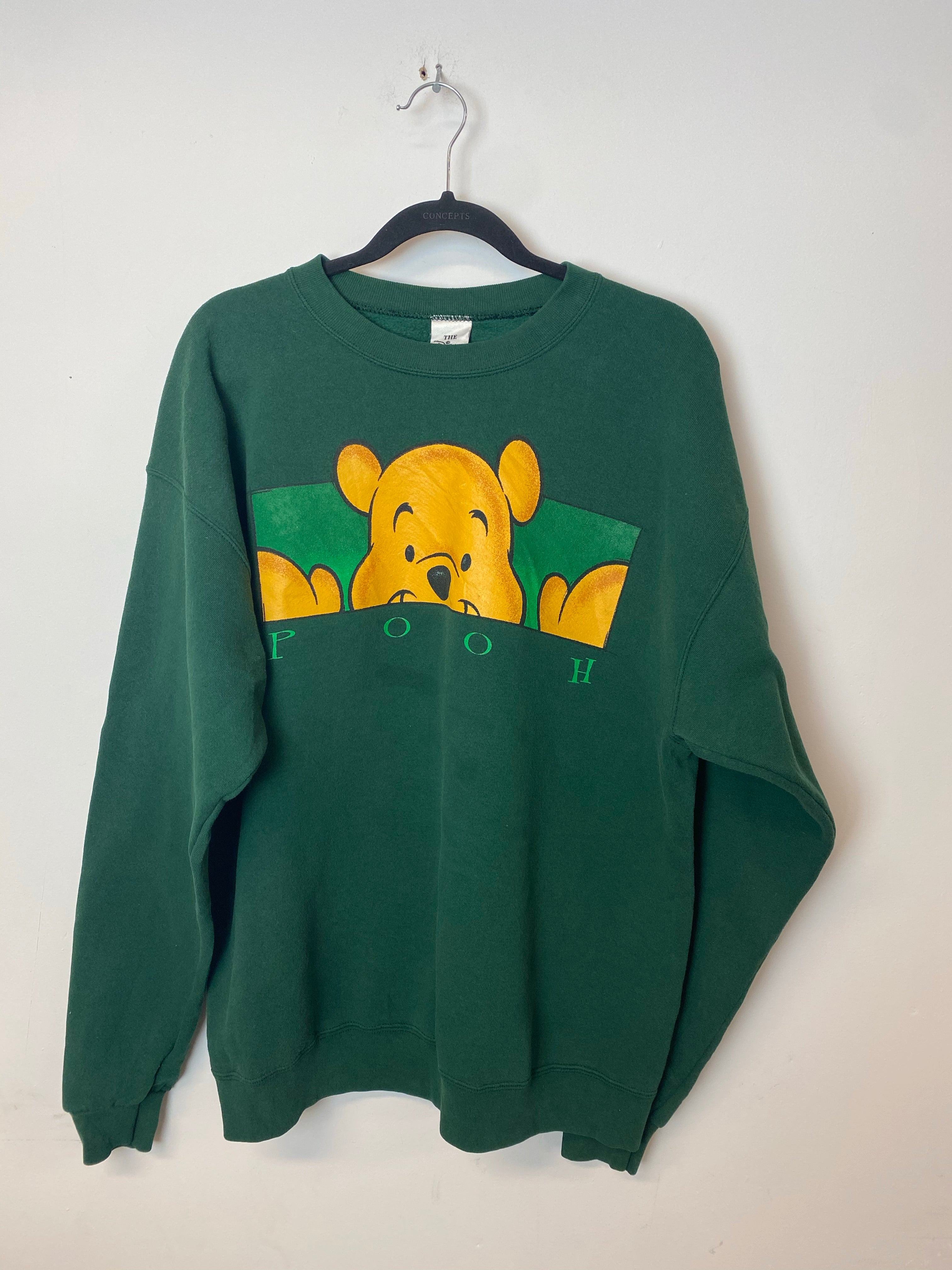 90s Pooh Crewneck - L