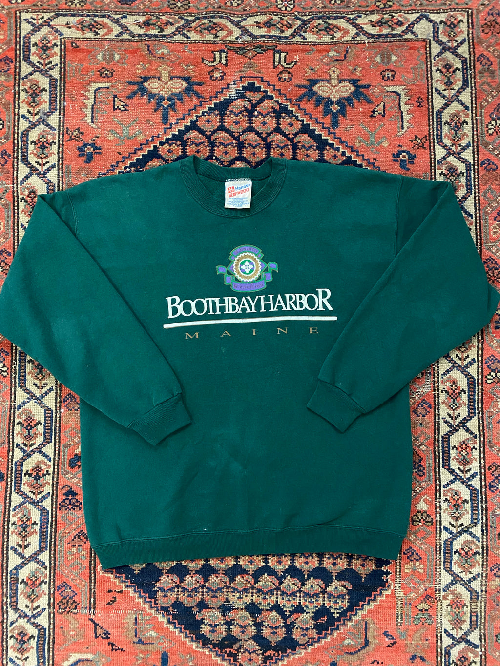 Vintage BoothBayHarbour Crewneck - L