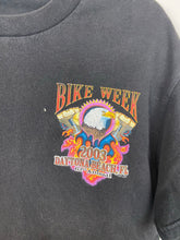 Load image into Gallery viewer, Front and back faded bike week t shirt