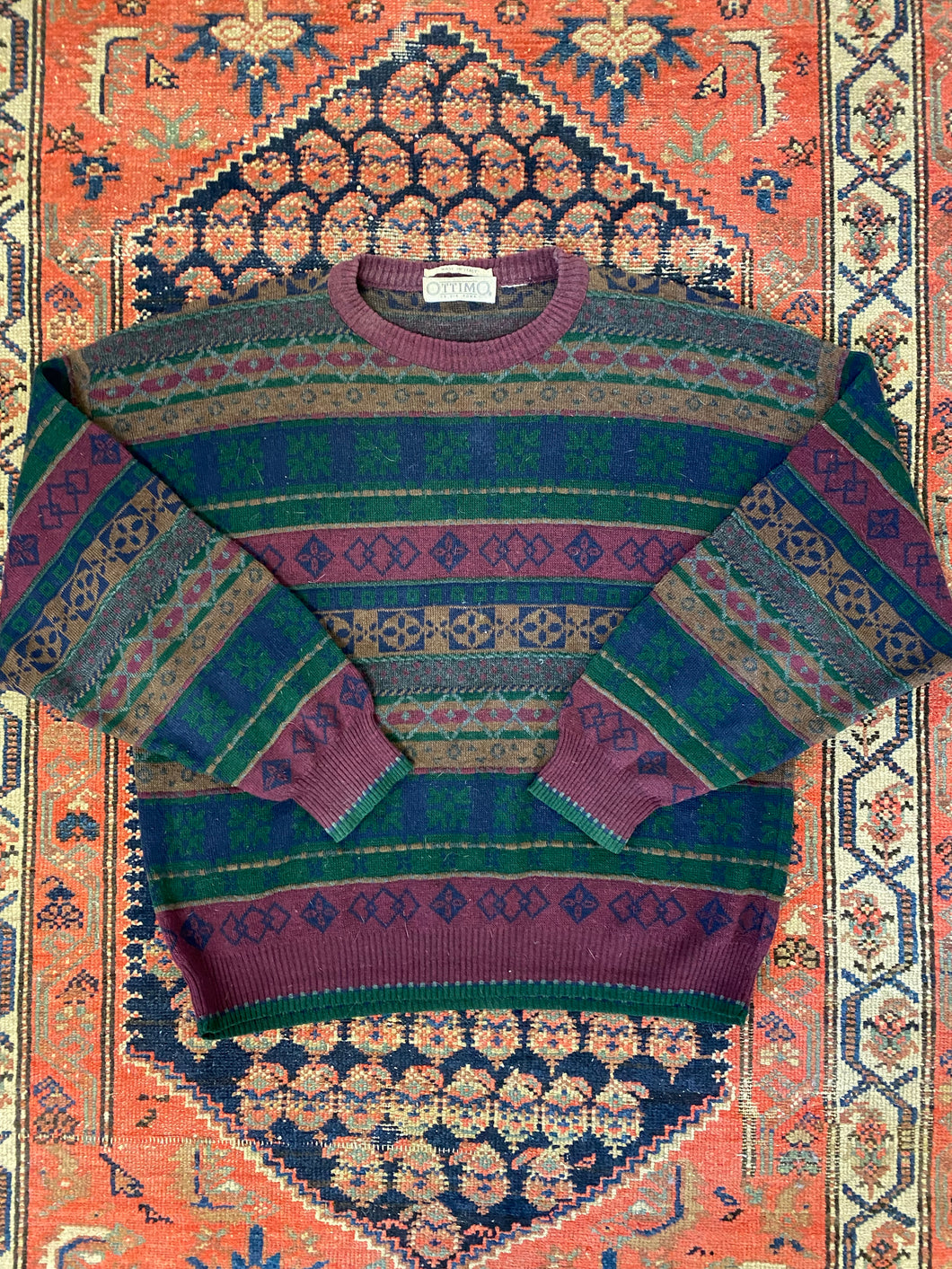 Vintage Multicoloured Knit - M