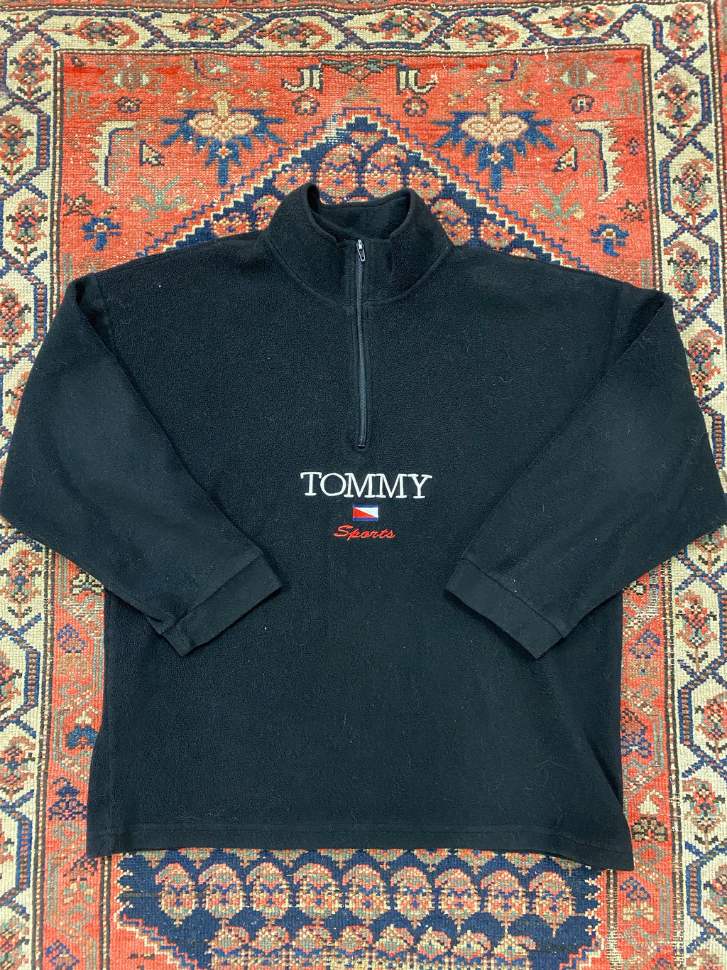 Vintage Quarter-zip Fleece - L