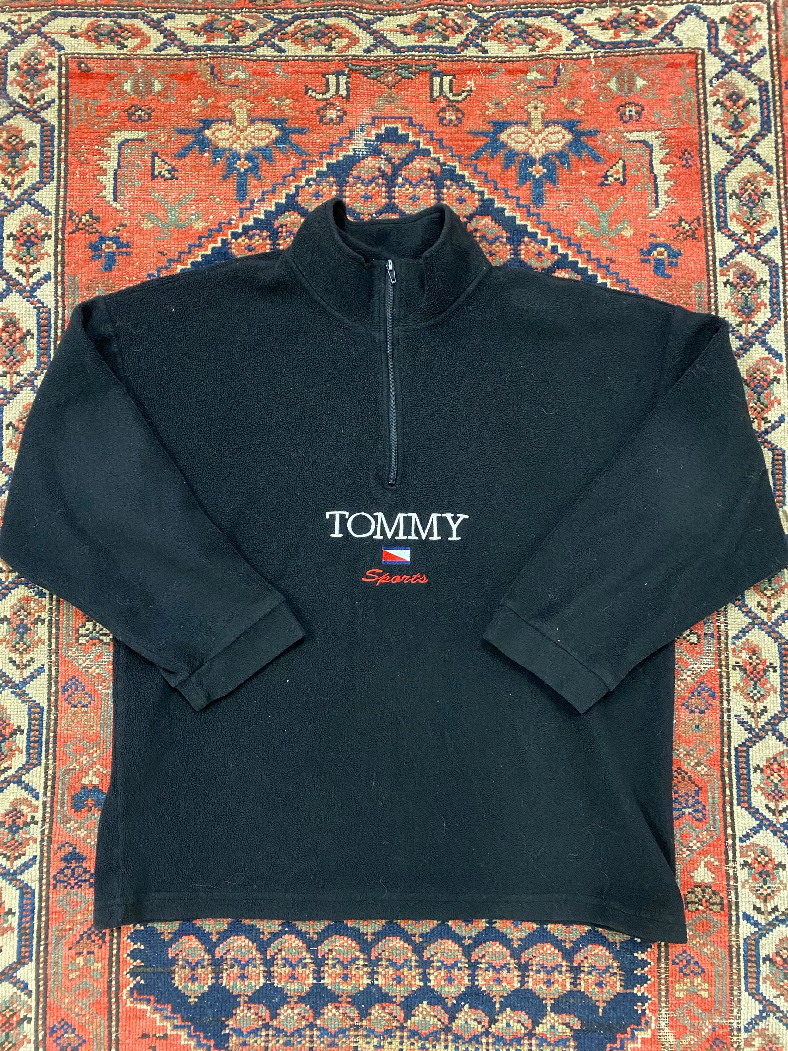 Vintage Quarter-zip Fleece - L