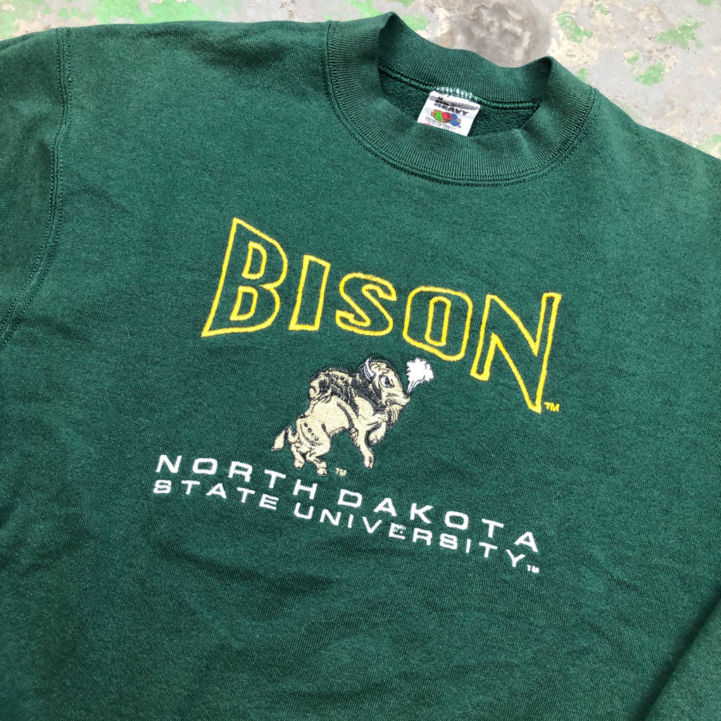 Embroidered bison Crewneck