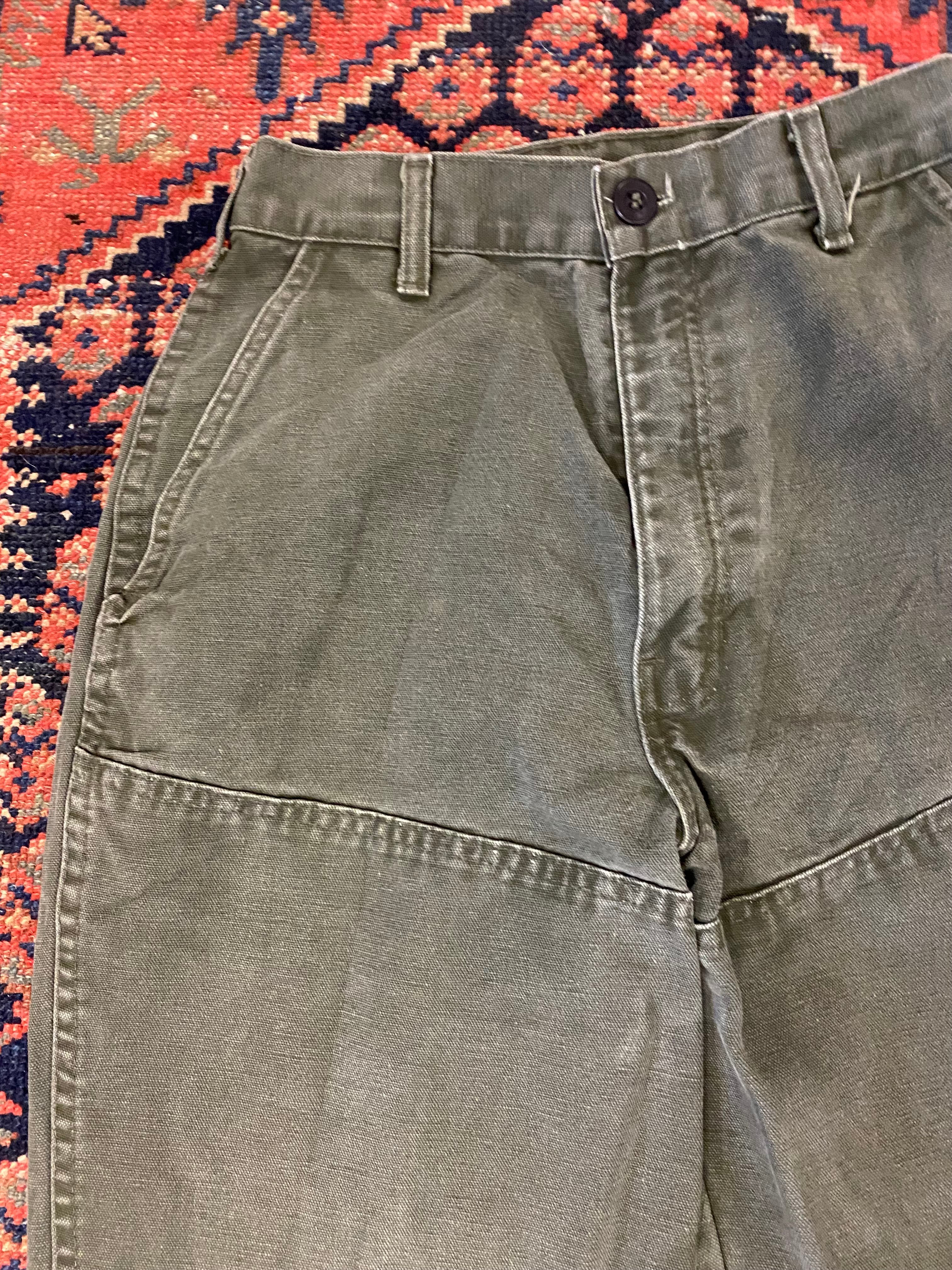 Vintage High Waisted Work Pants - 26inches