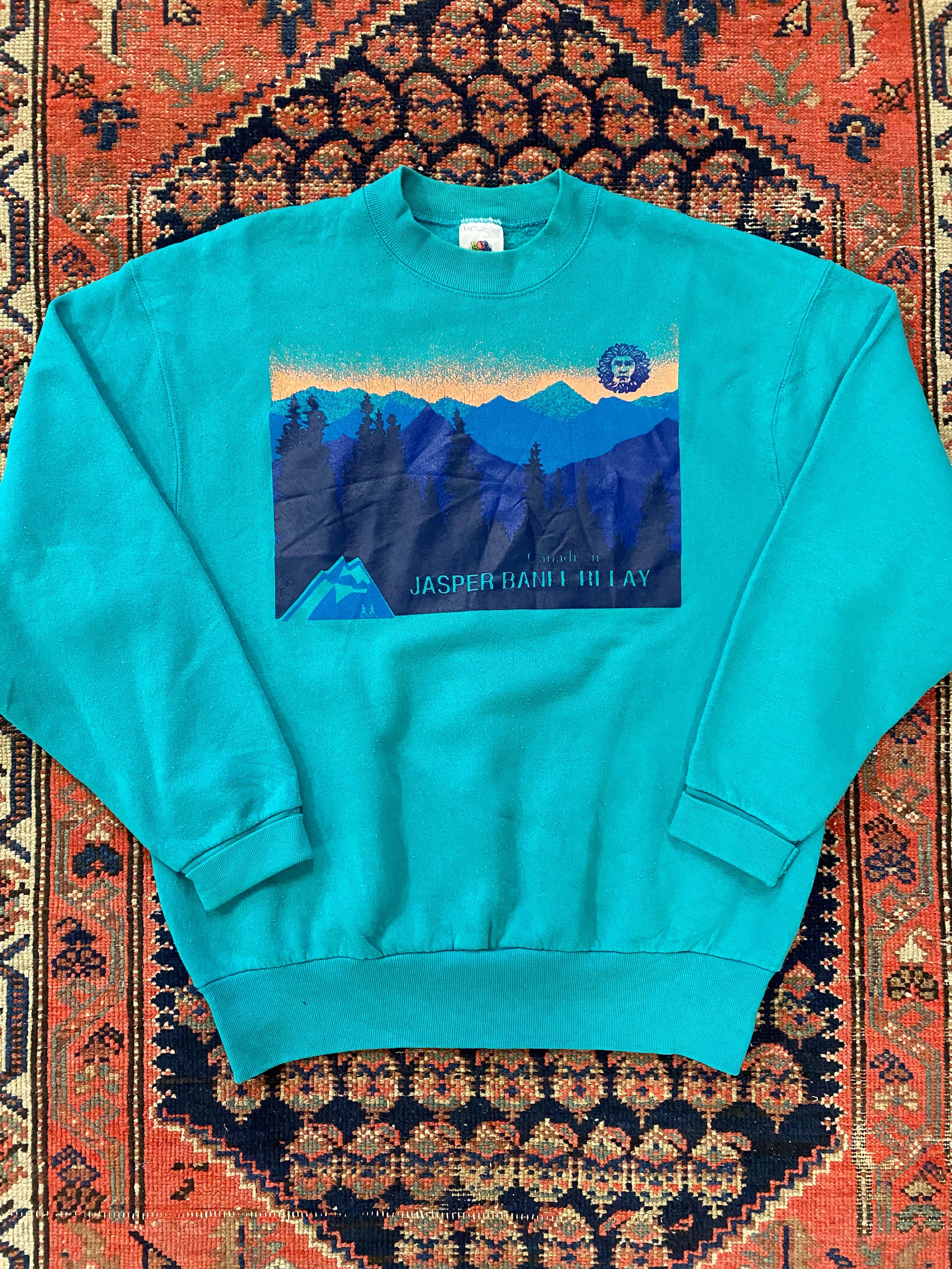 Vintage Jasper Banff Crewneck - L