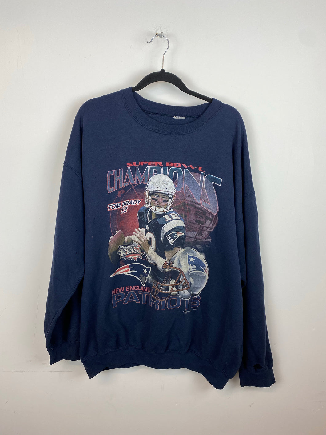 2002 Tom Brady crewneck - L