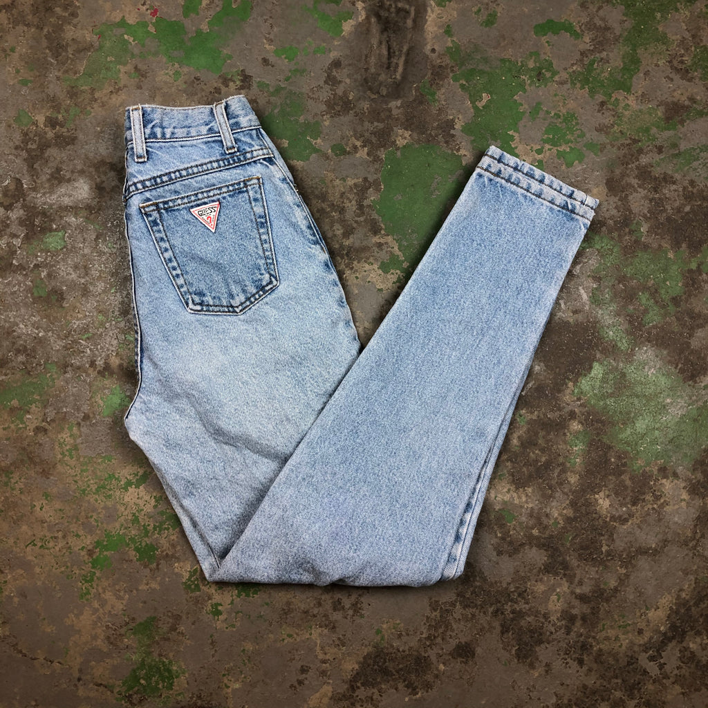 High waisted skinny guess denim pants
