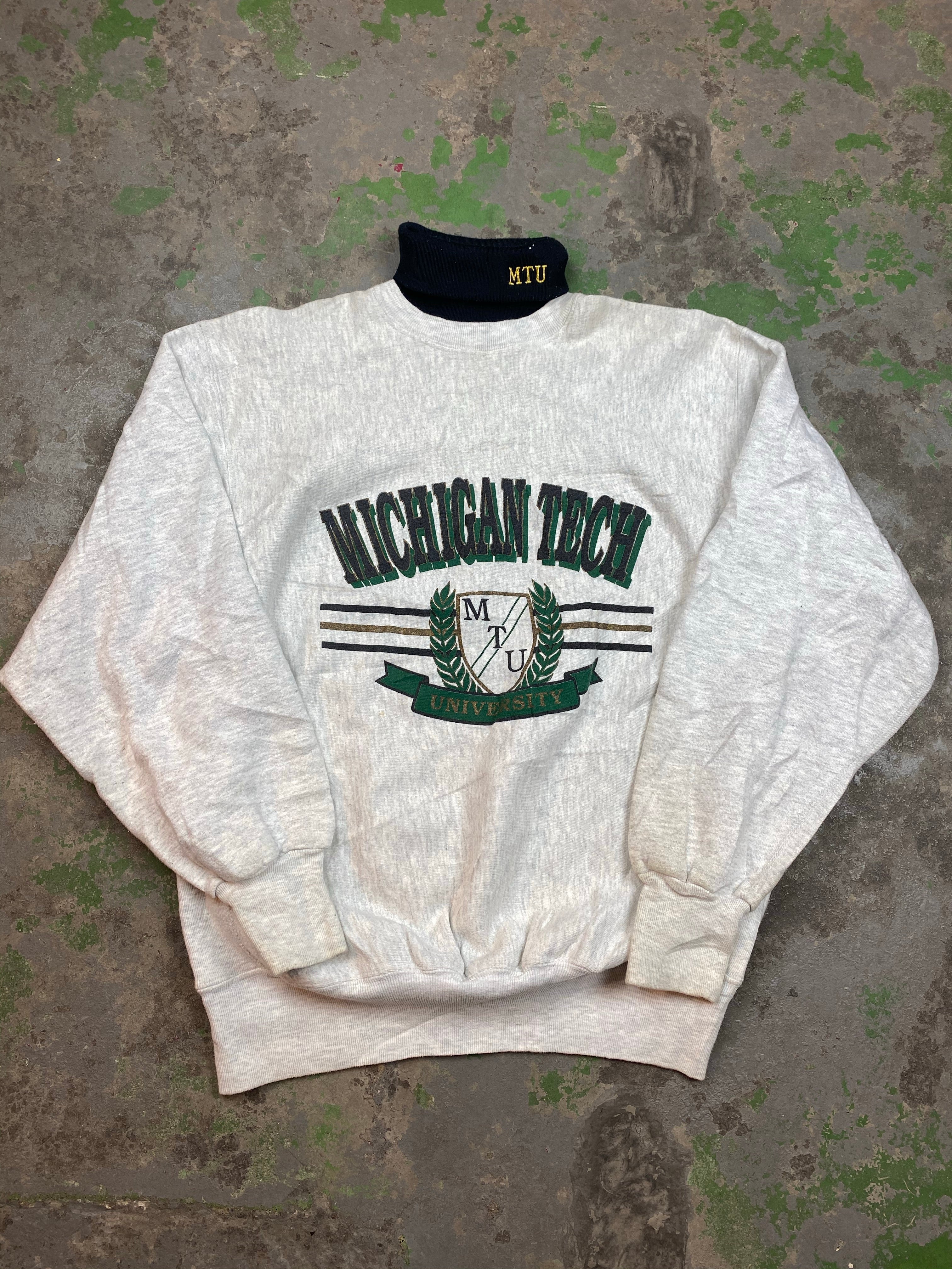 Michigan tech turtleneck crewneck