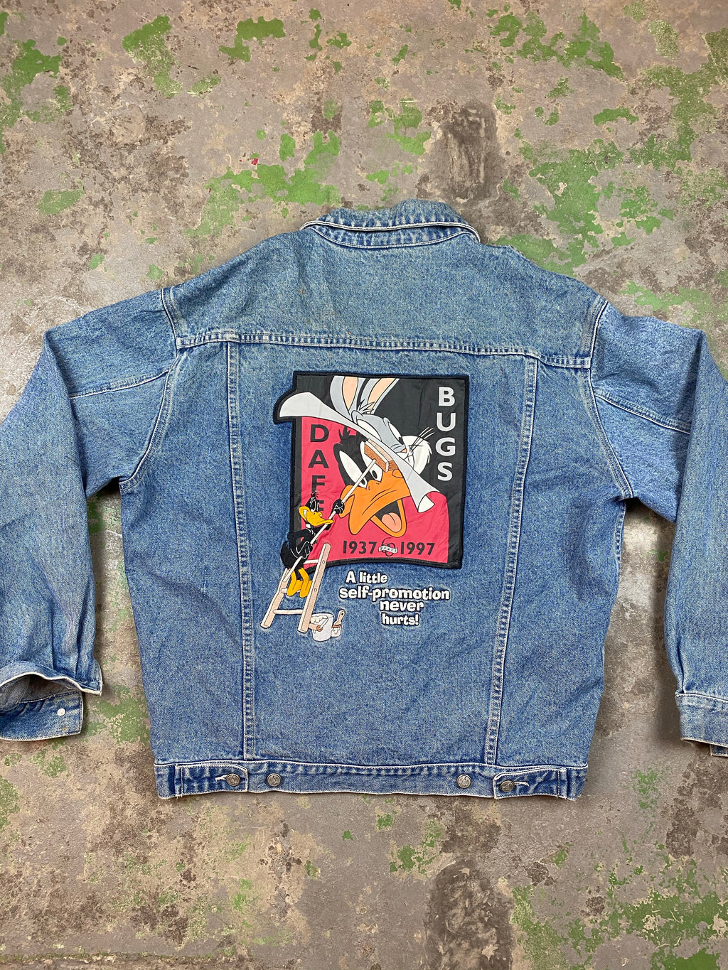 90s Warner bros denim jacket