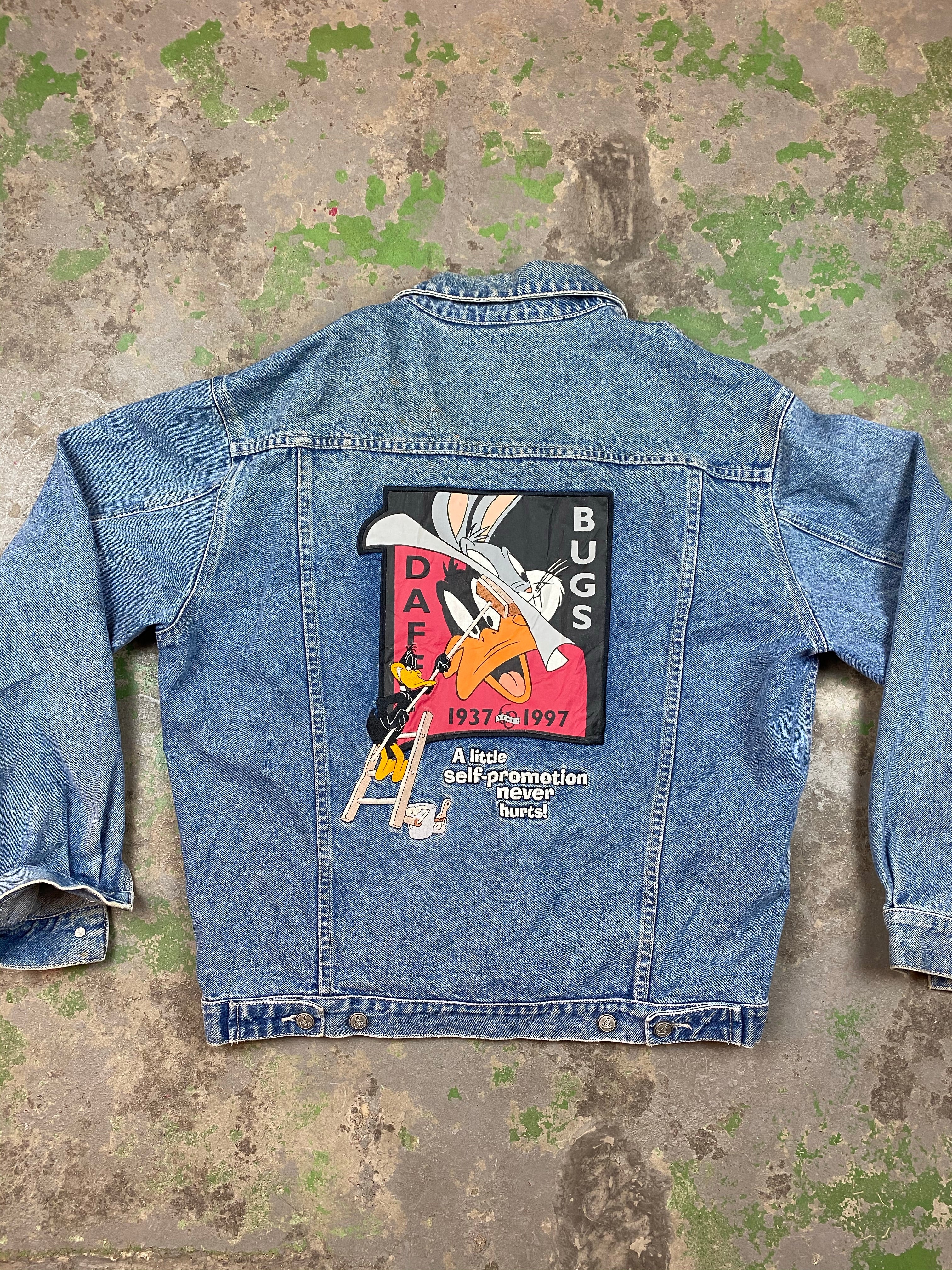 90s Warner bros denim jacket