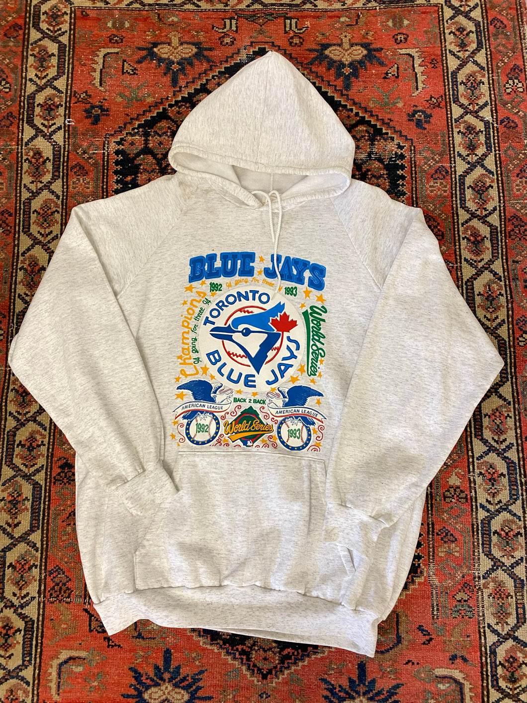 90s World Series Toronto Blue Jays Hoodie - XL