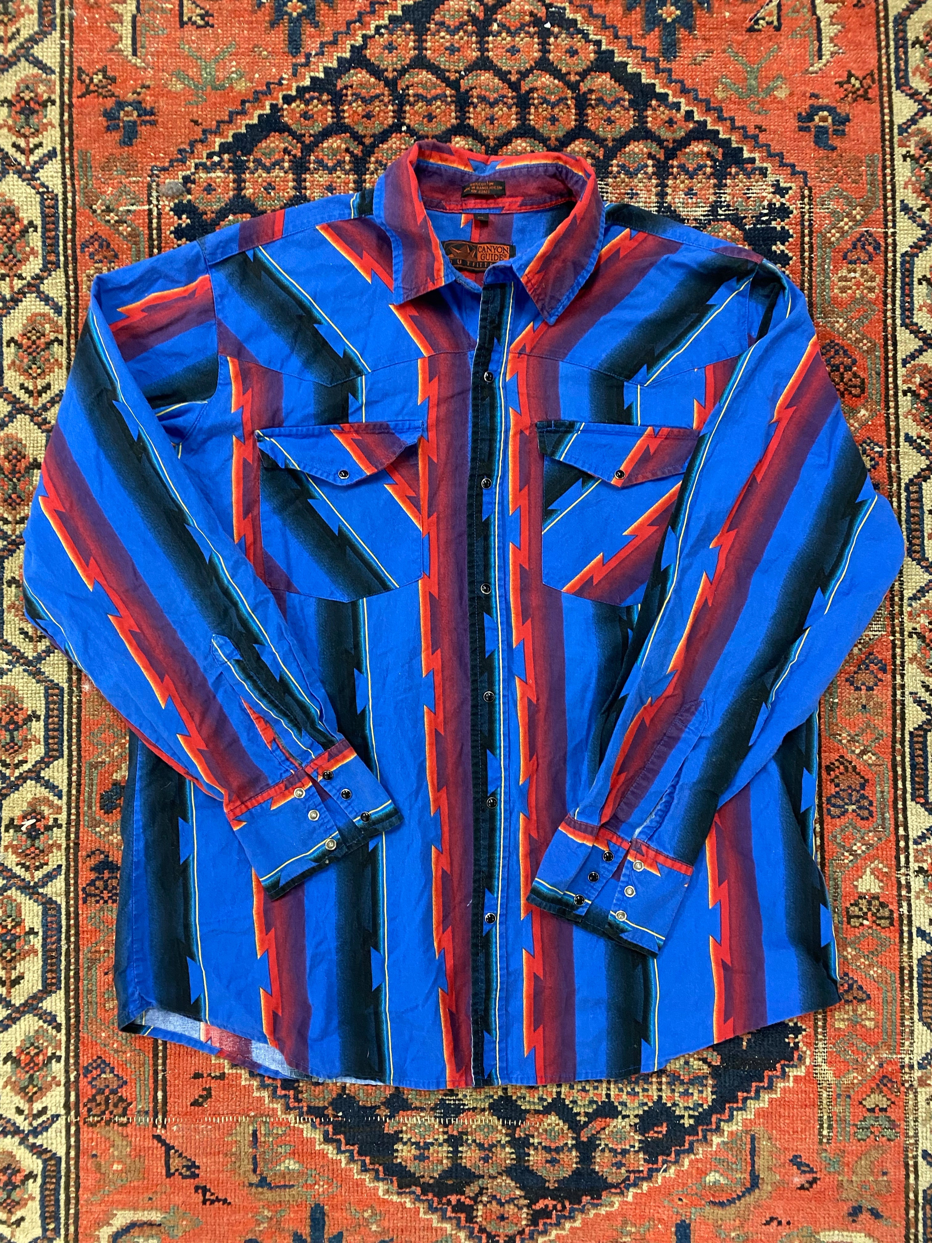 Vintage Button Up Shirt - L