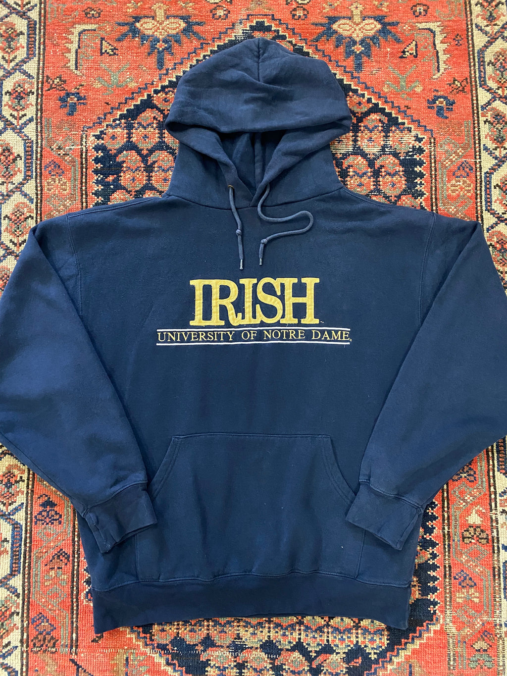 Vintage Notre Dame Hoodie - M