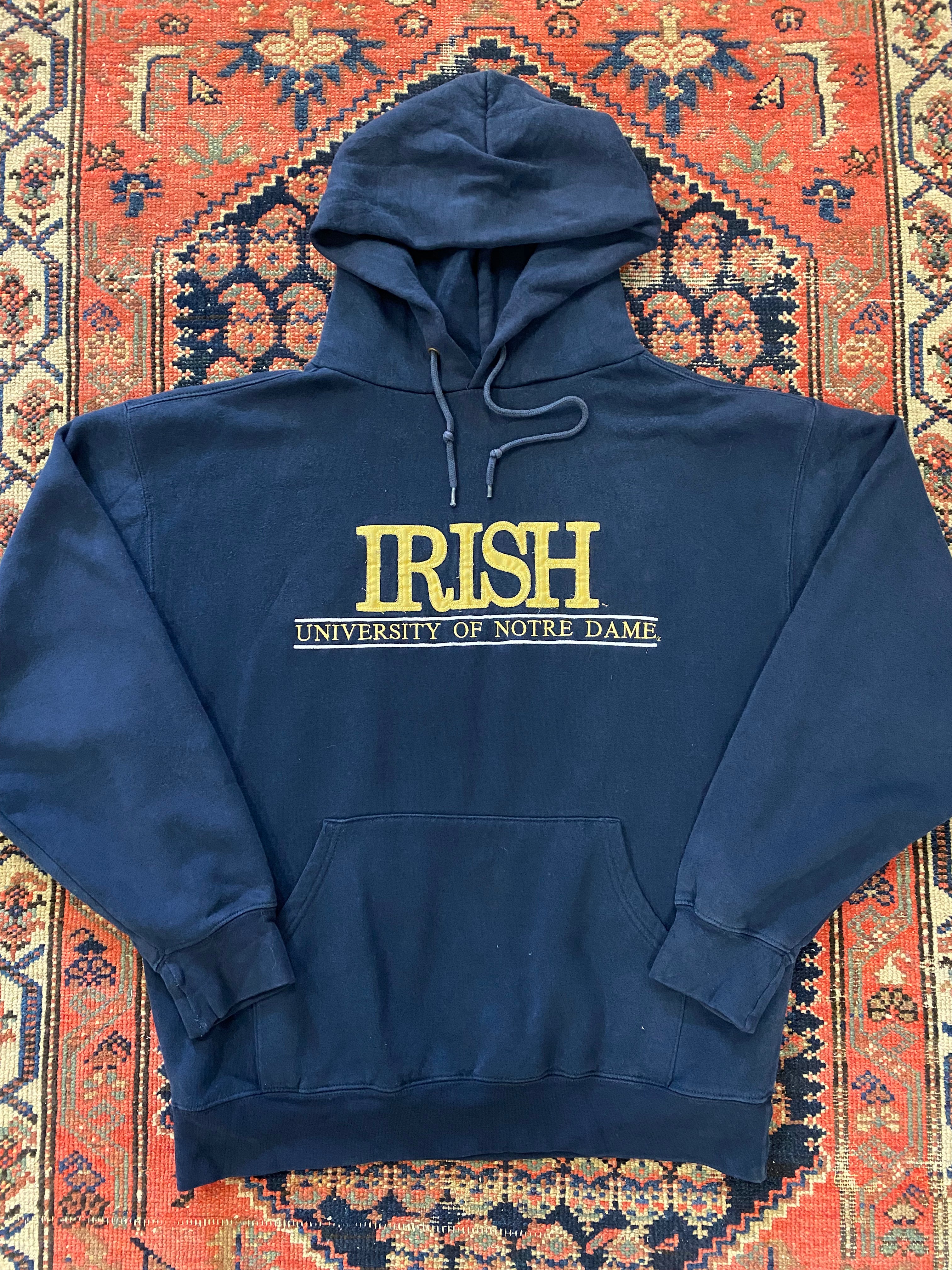 Vintage Notre Dame Hoodie - M