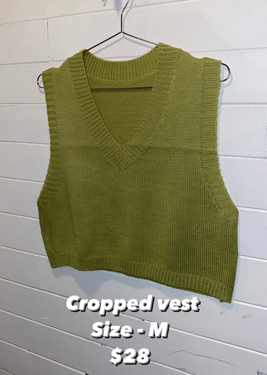 Cropped vest