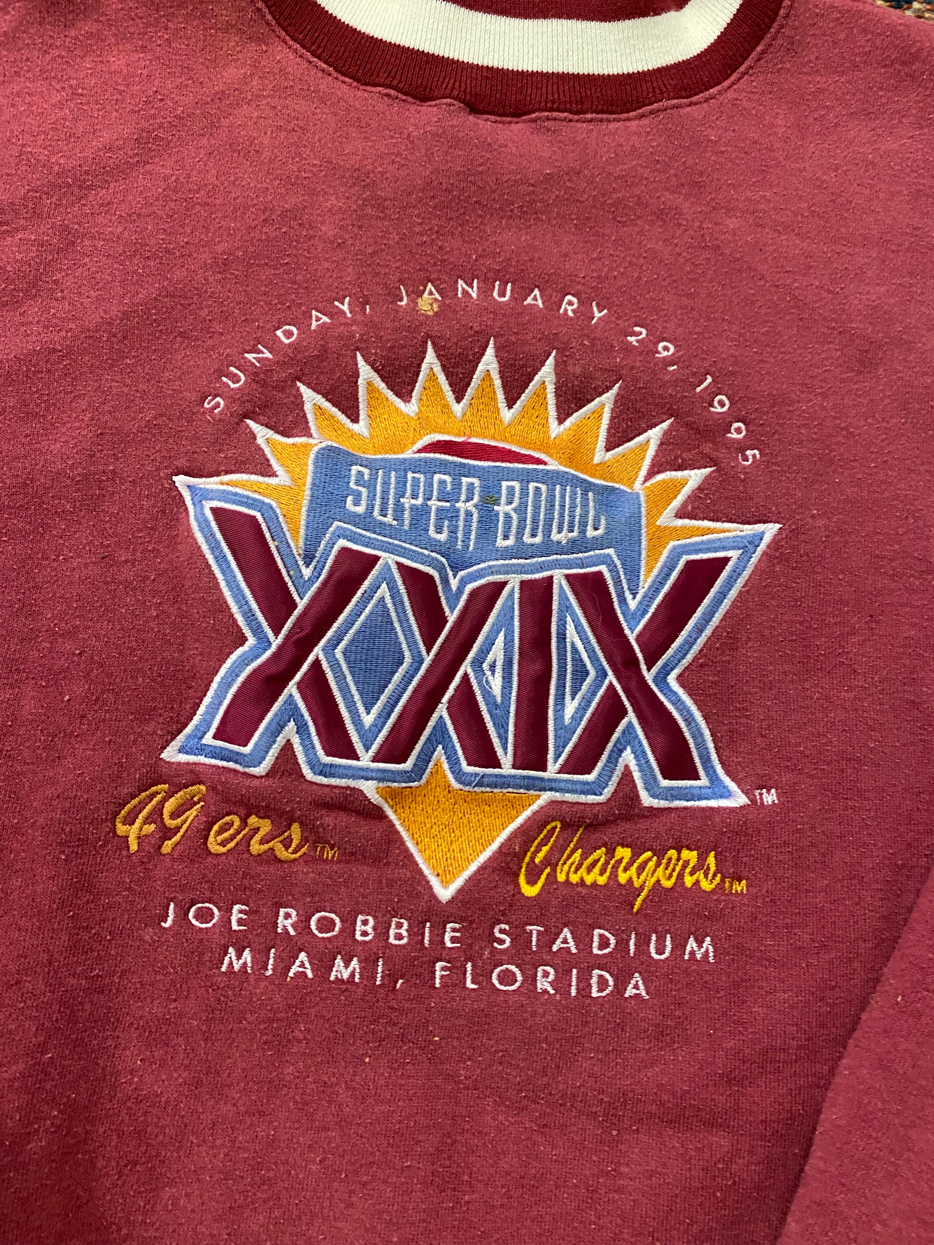 1995 Super Bowl Crewneck - M