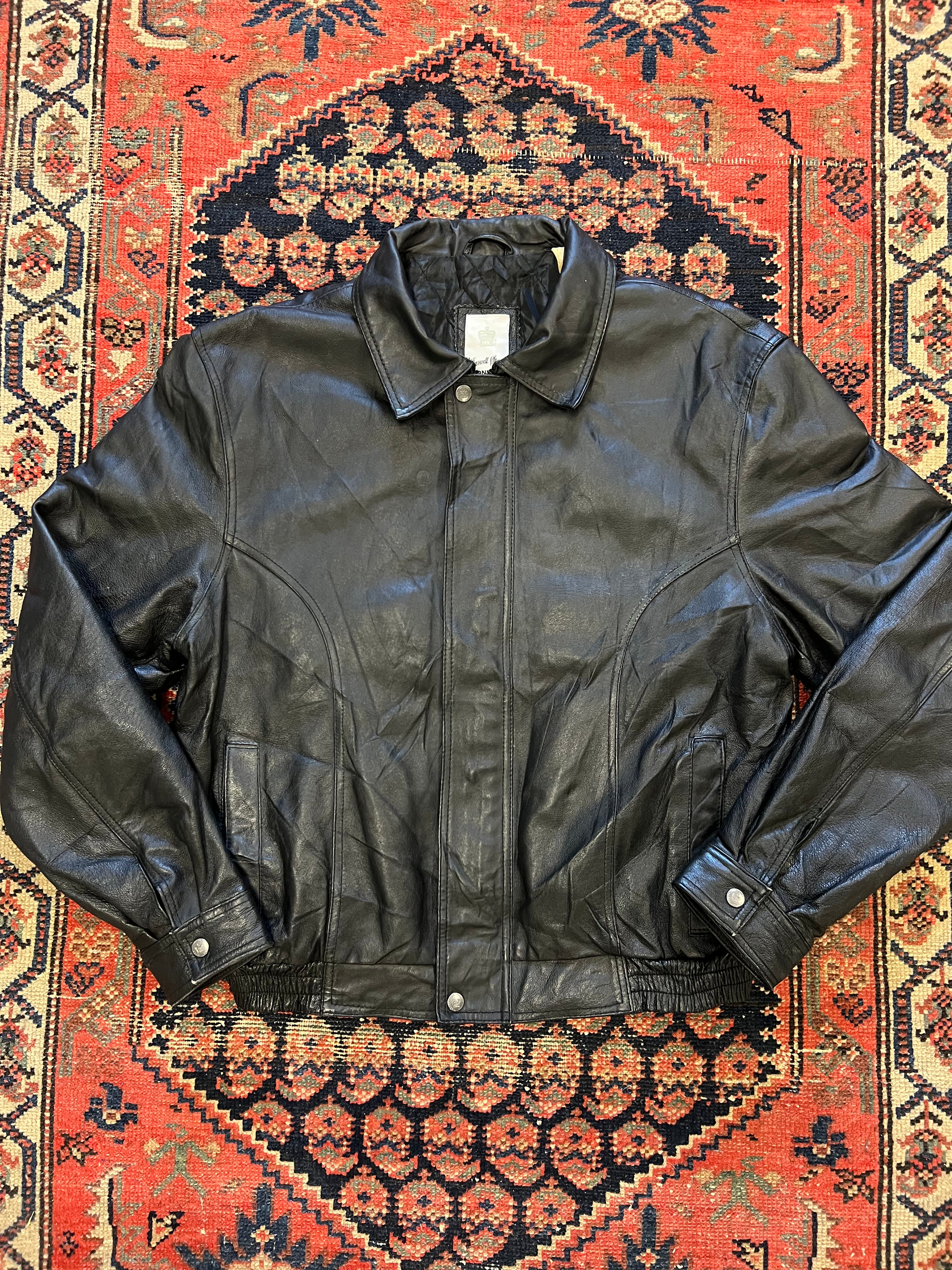 VINTAGE LEATHER JACKET - MEDIUM