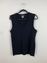 Load image into Gallery viewer, 90s black vest - M