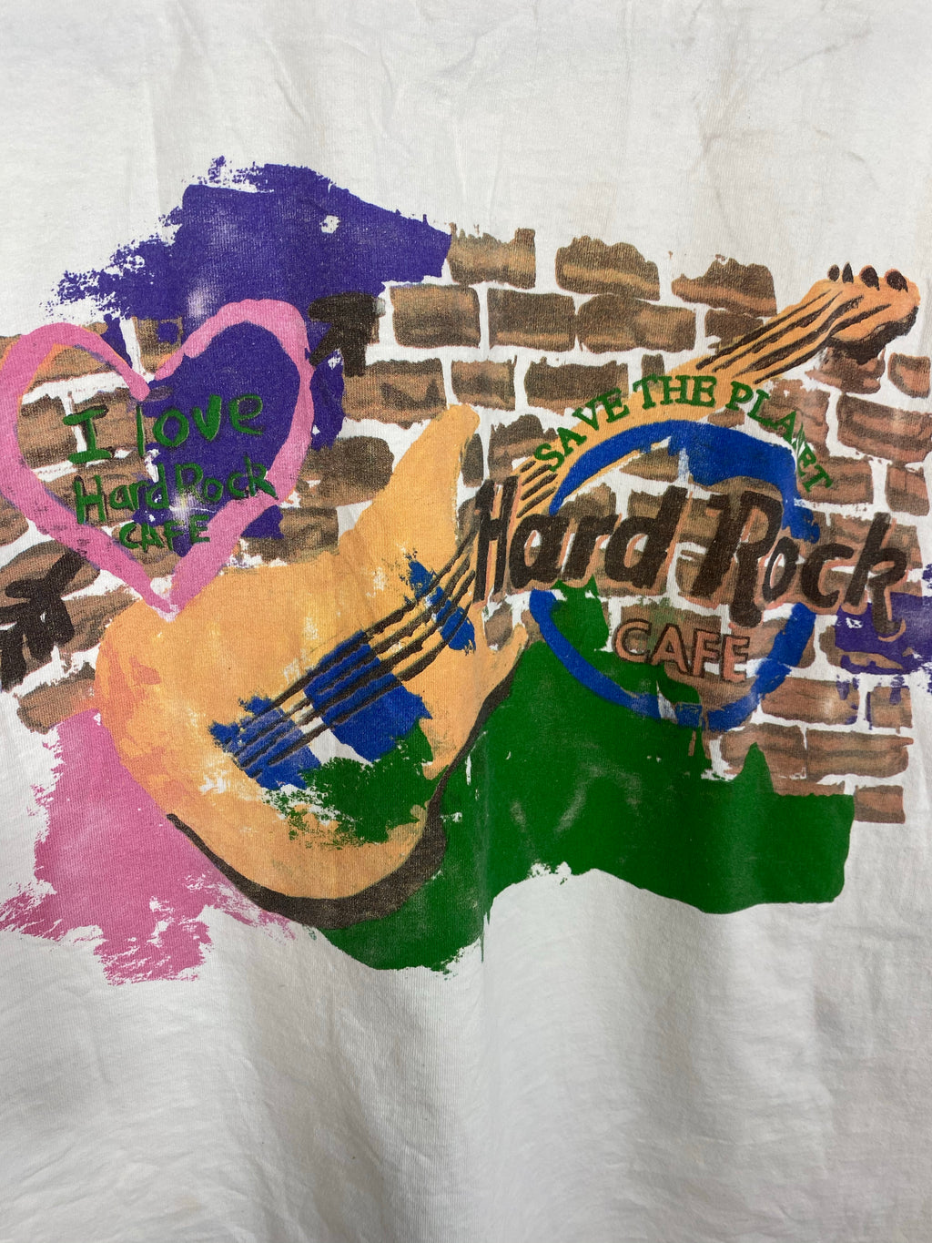 Front and back HardRock Cancun t shirt