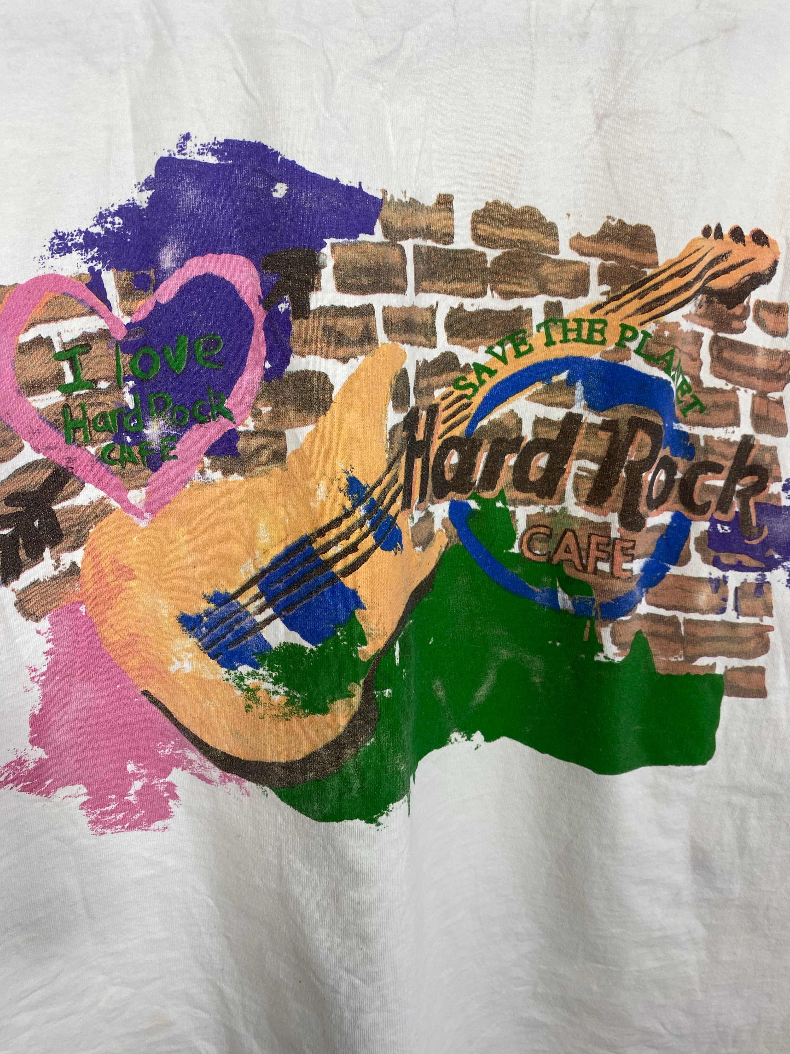 Front and back HardRock Cancun t shirt