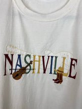 Load image into Gallery viewer, Vintage Embroidered Nashville T shirt - L