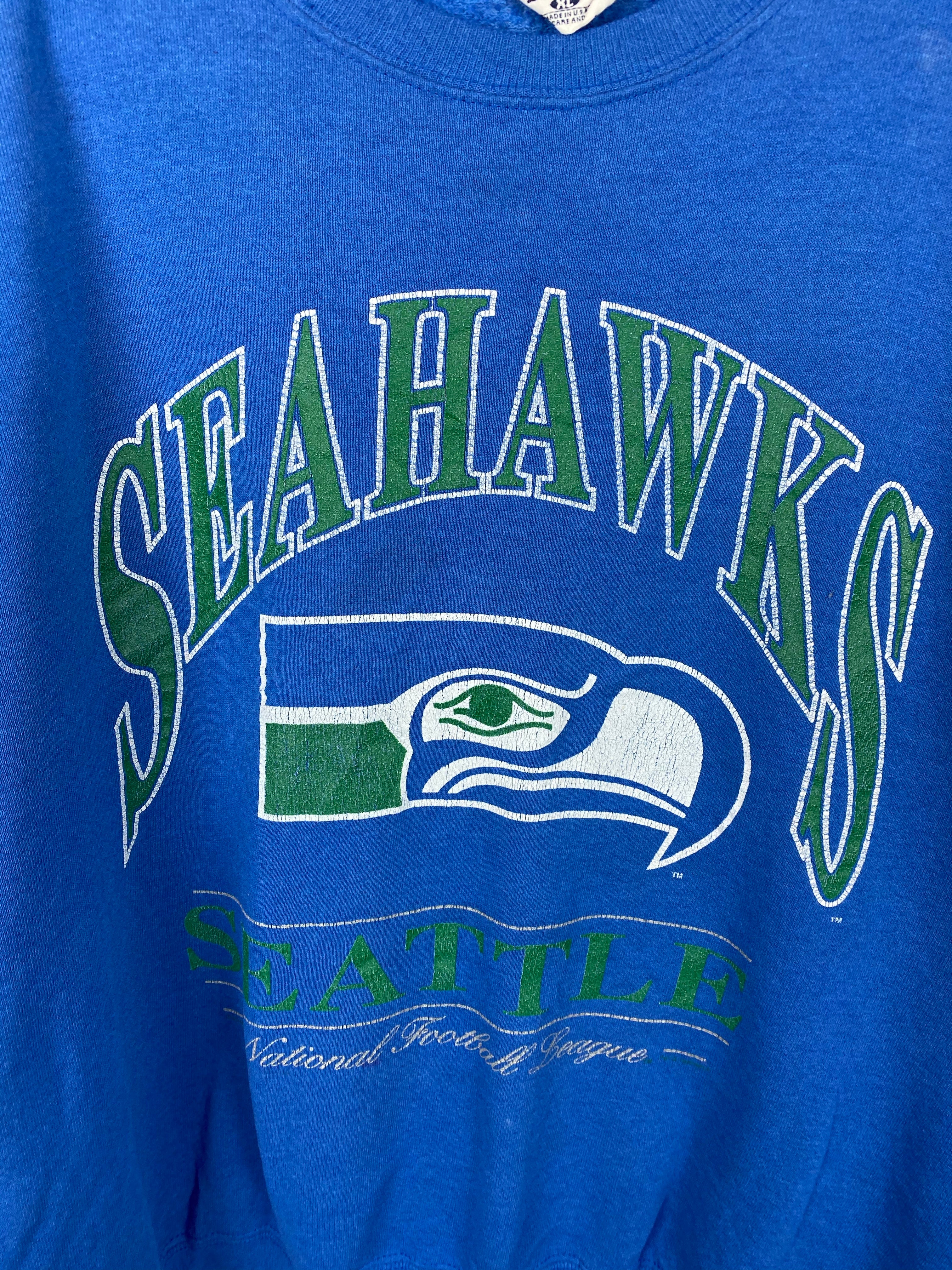 90s Seattle Seahawks crewneck - M