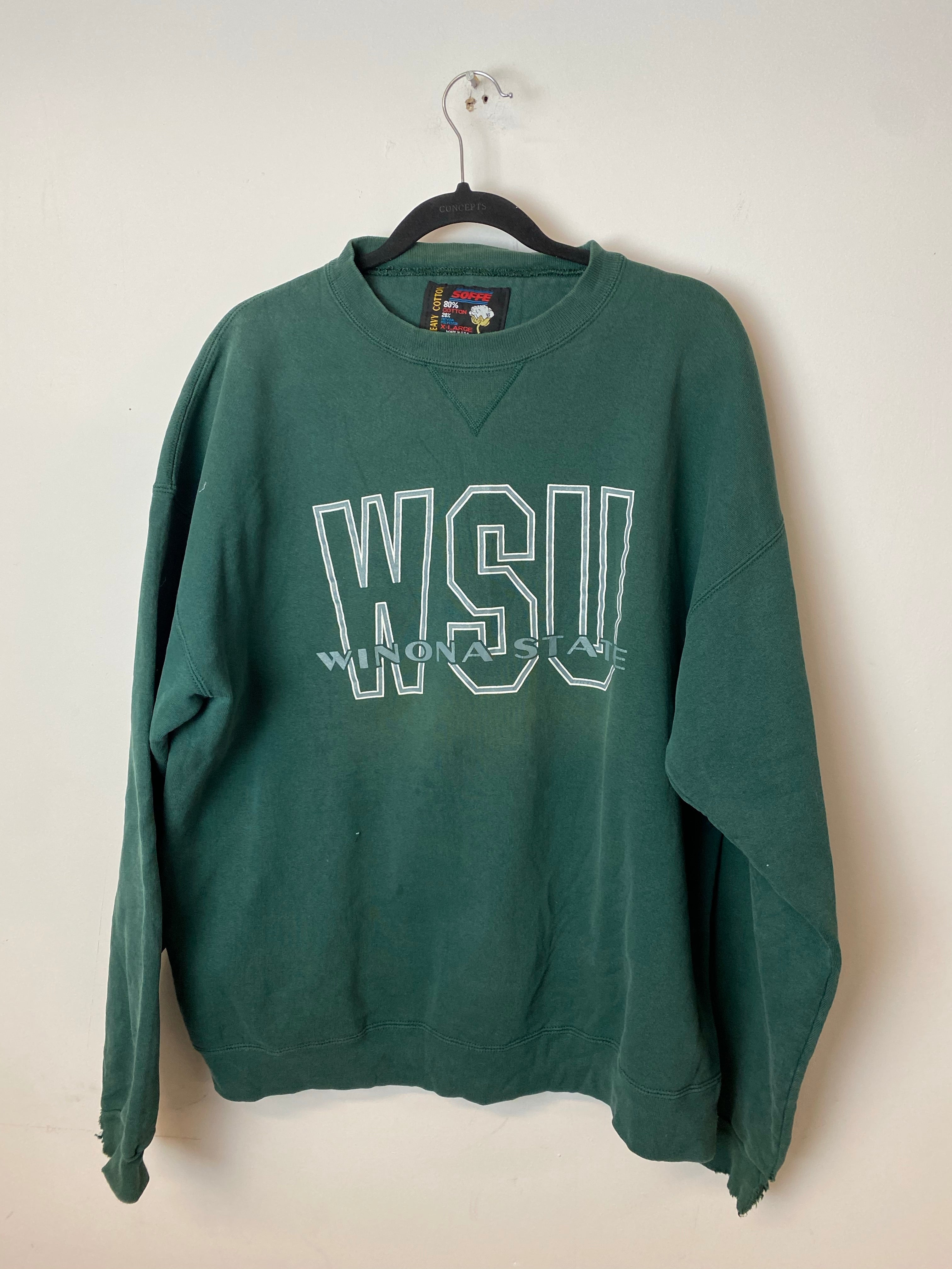 Vintage Winona State University Crewneck - L
