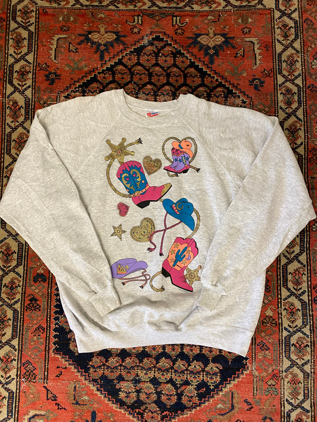 Vintage Cowgirl Crewneck - L