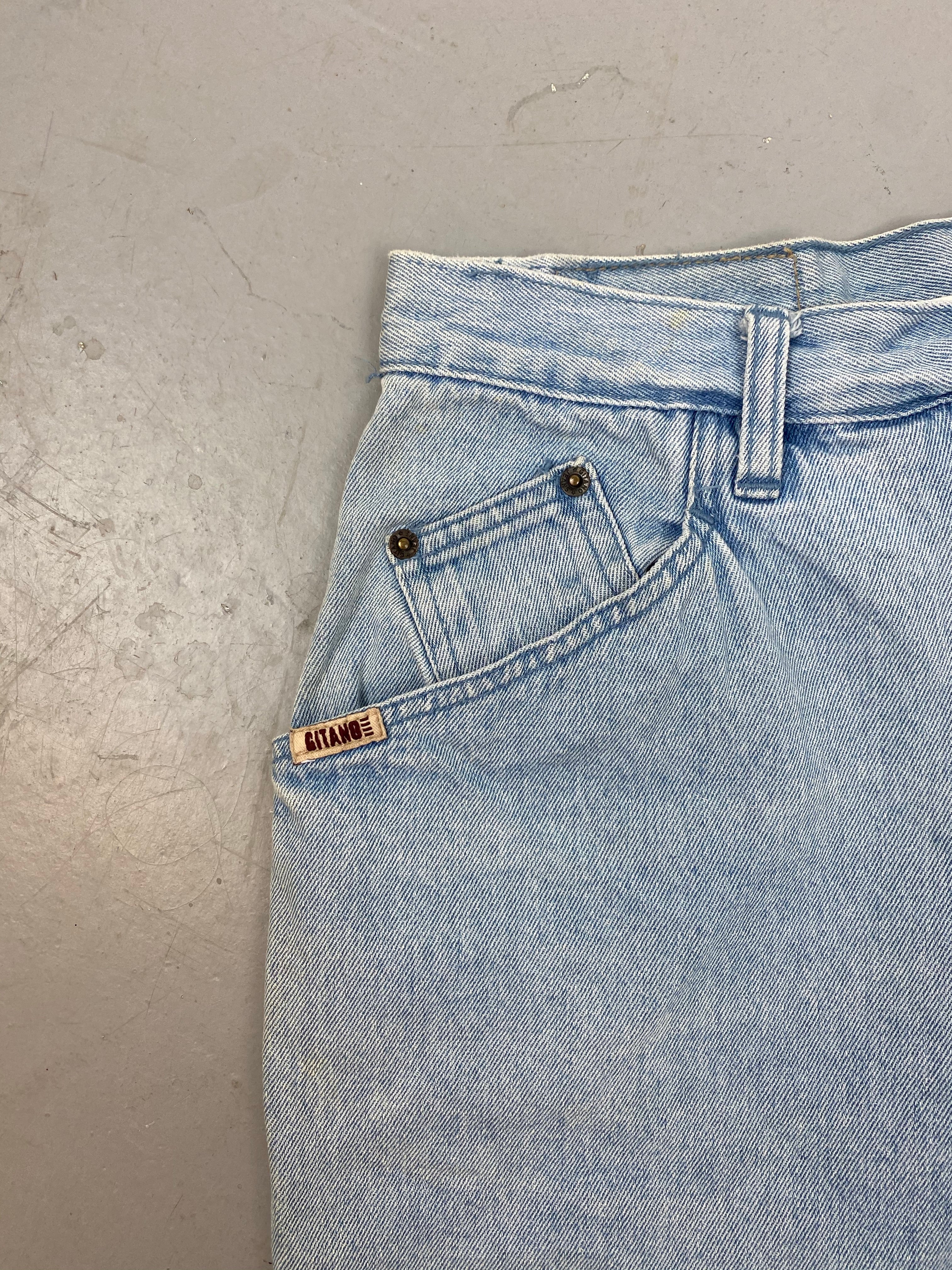 90s high waisted Gitano denim shorts - 31 in
