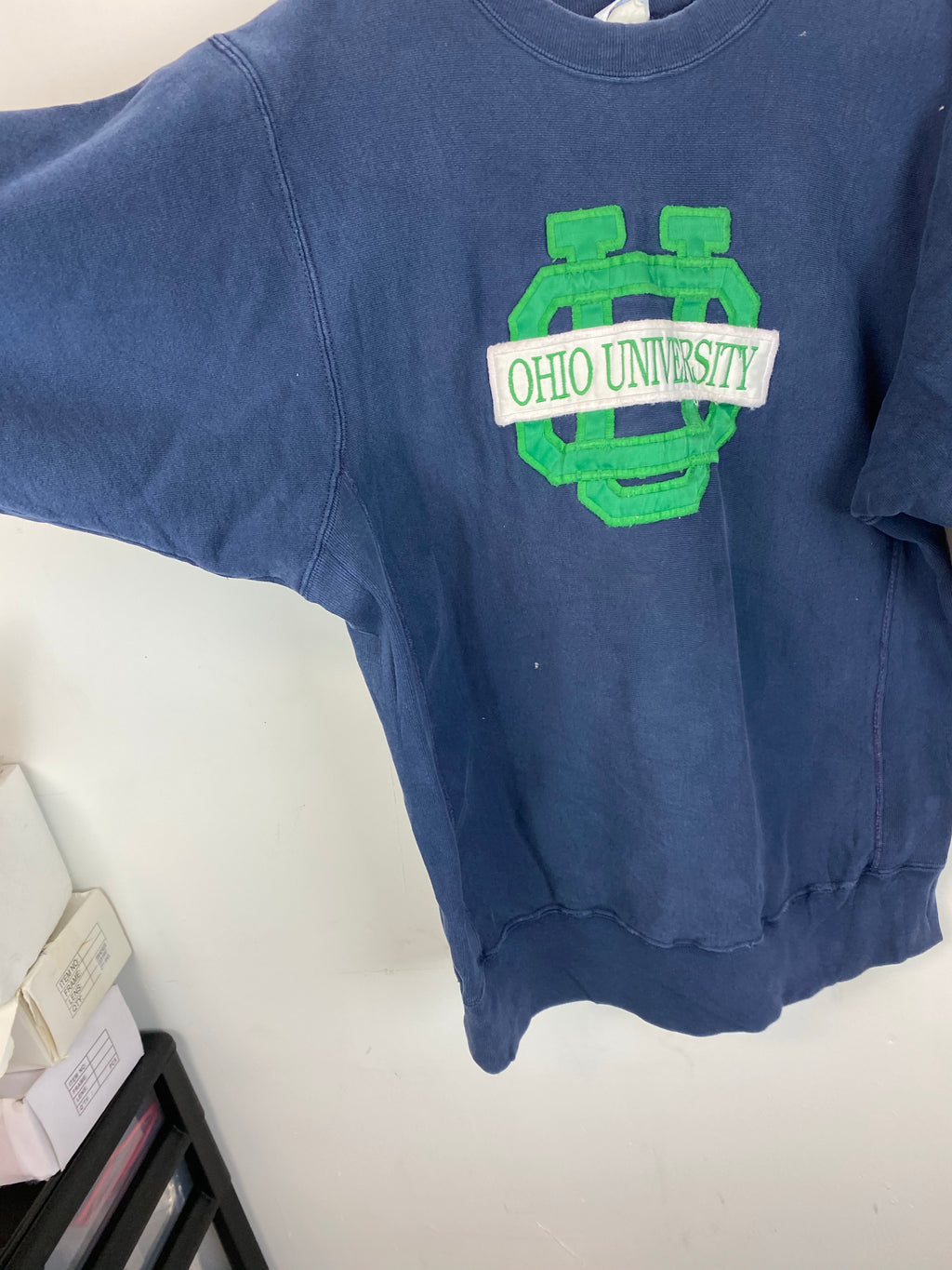 Vintage embroidered Ohio University crewneck - L