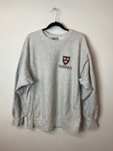 Load image into Gallery viewer, 90s Embroidered Harvard University Crewneck - L
