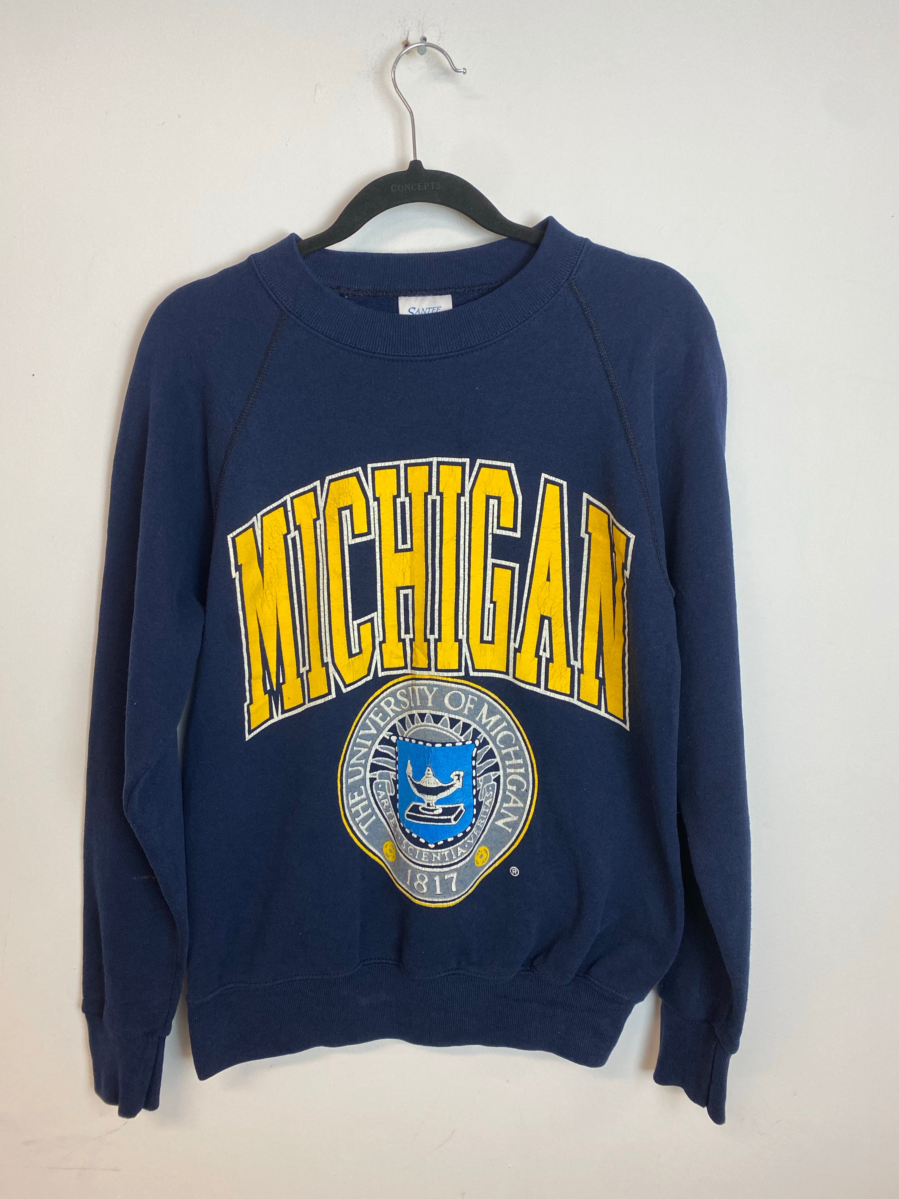 Early 90s Michigan University Crewneck - S