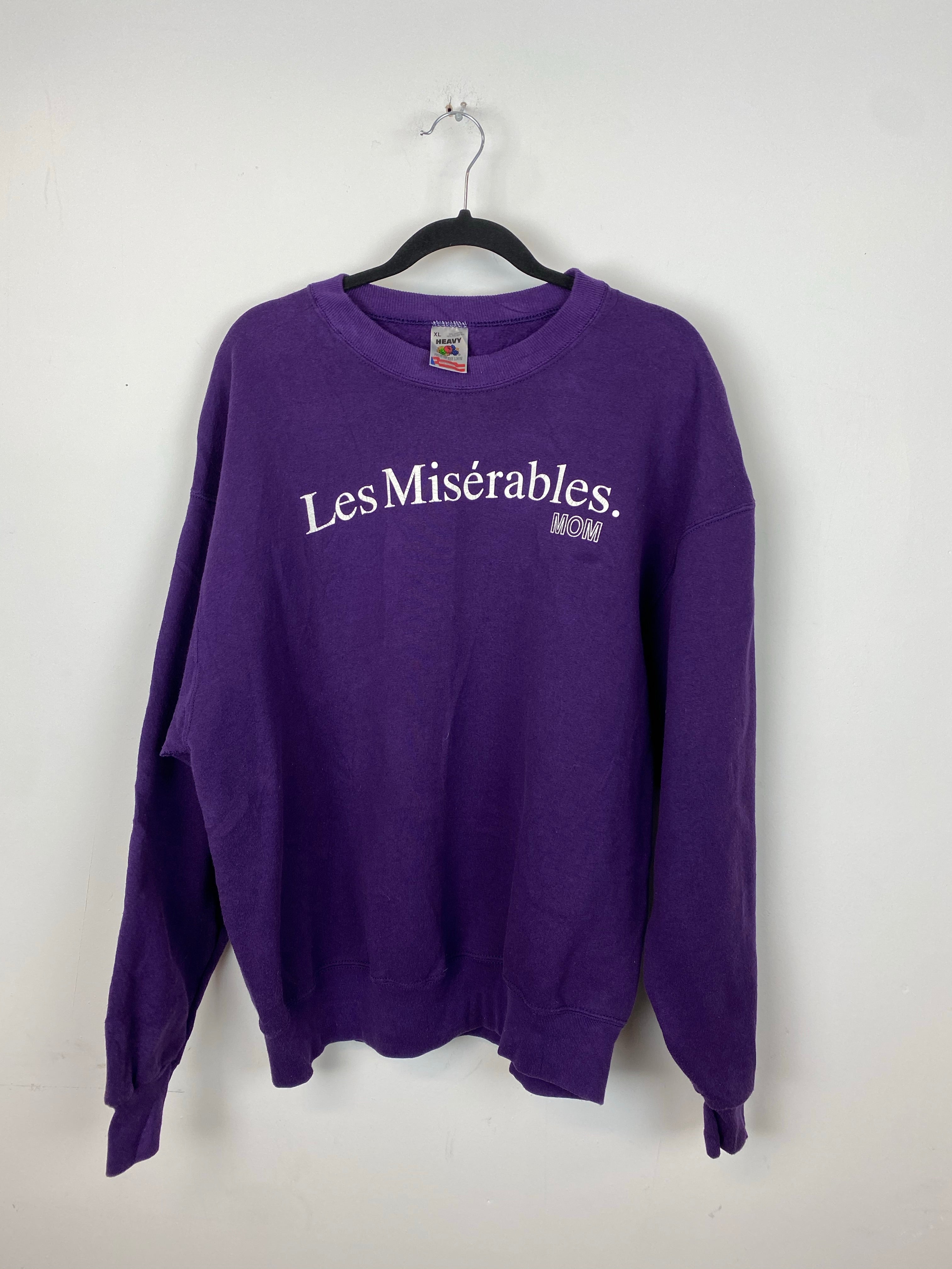 90s Les Miserables mom crewneck - L
