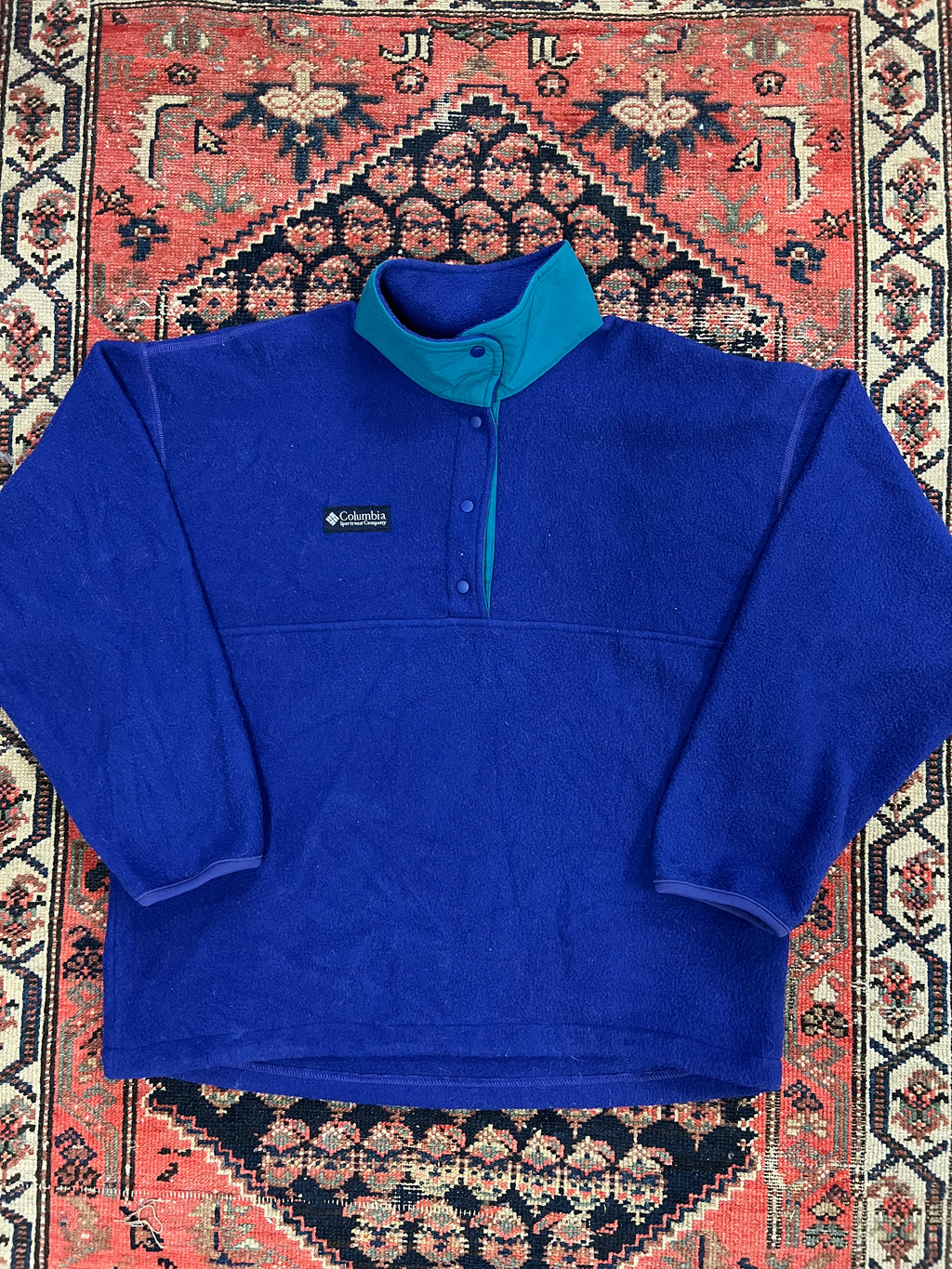 VINTAGE PURPLE COLUMBIA FLEECE - S/M