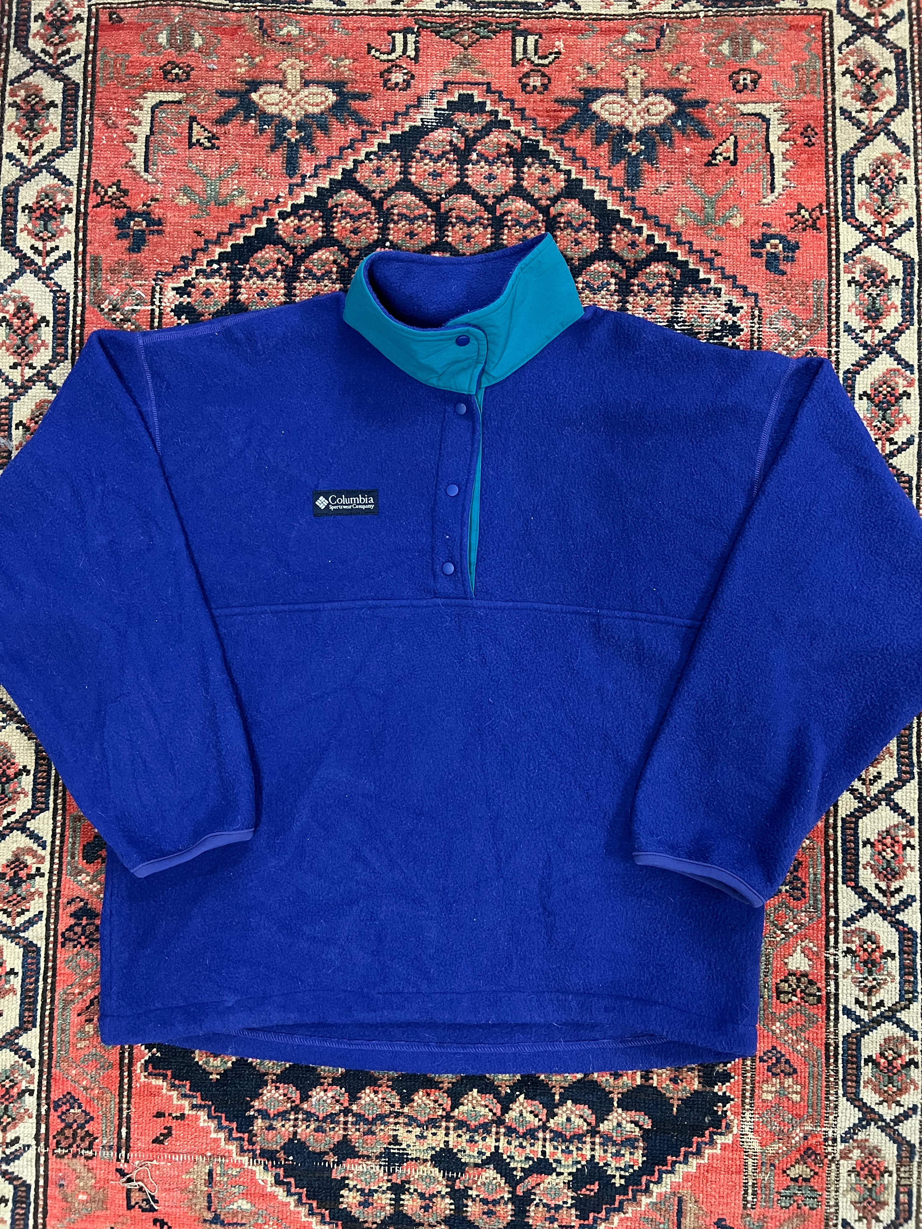 VINTAGE PURPLE COLUMBIA FLEECE - S/M