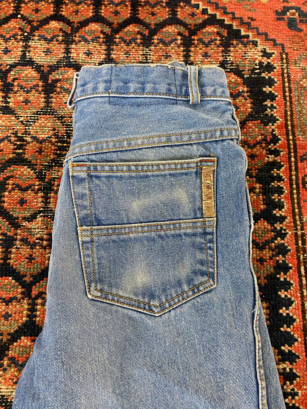 Vintage High Waisted Denim Frayed Shorts - 28in