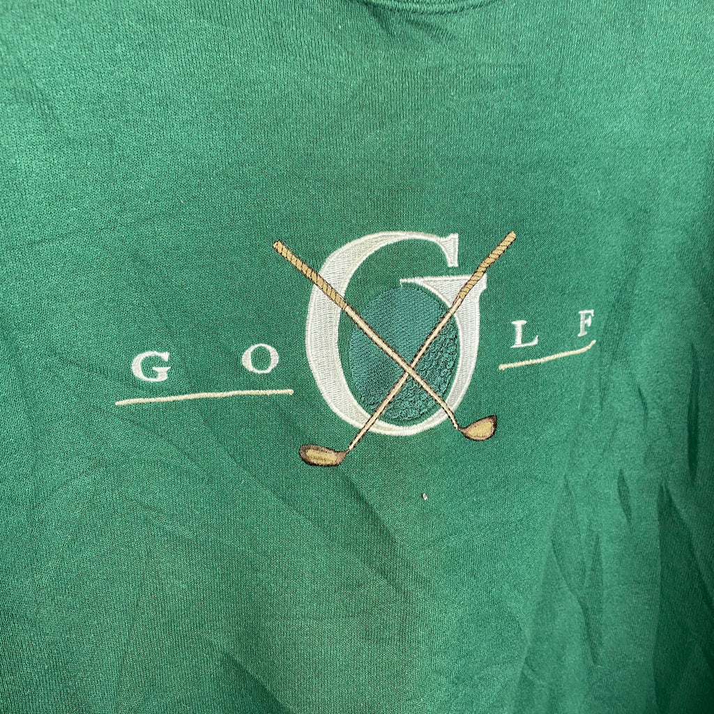 Vintage embroidered Golf crewneck