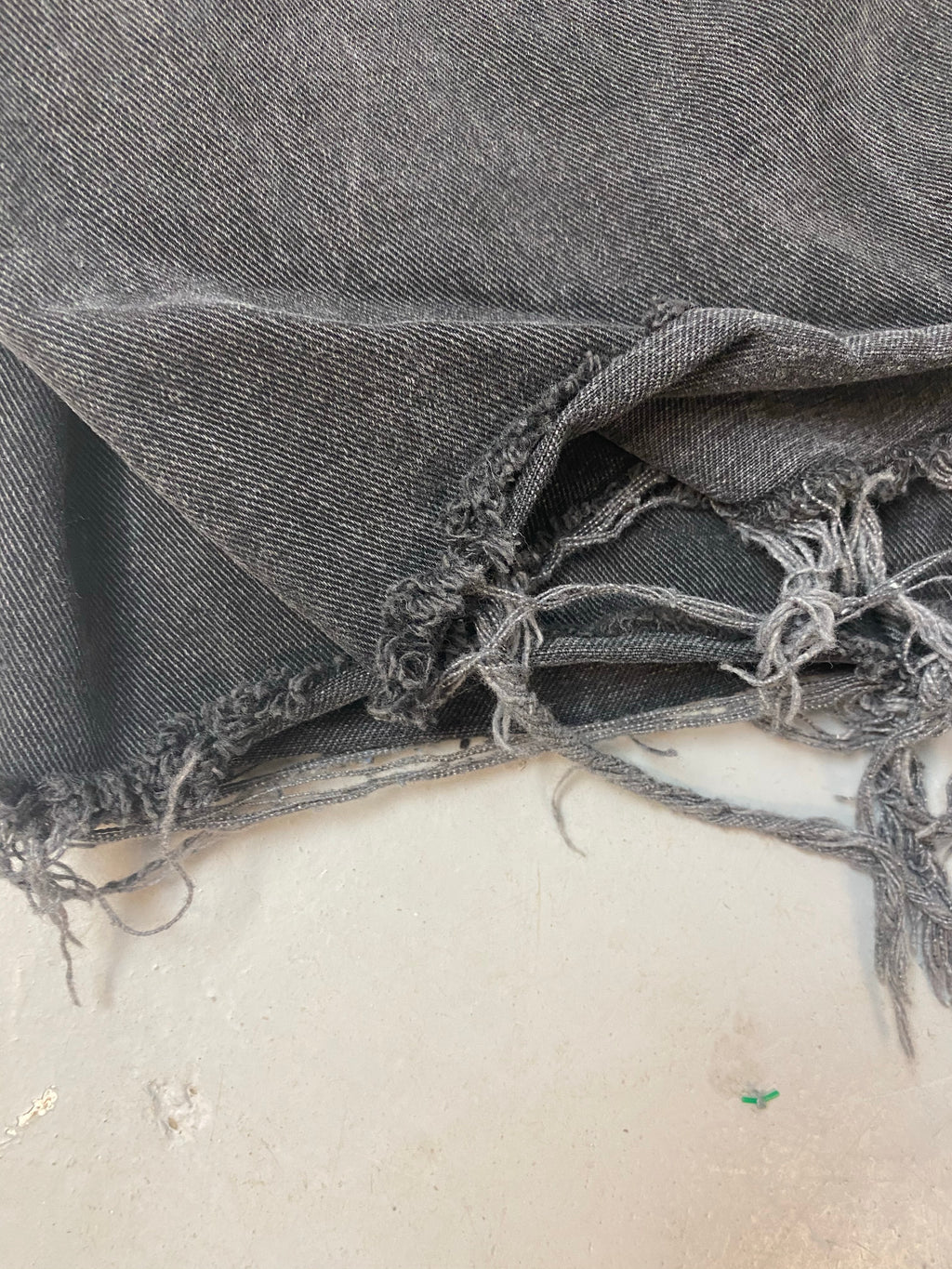 Vintage Frayed High Waisted Guess Denim Shorts - 26in