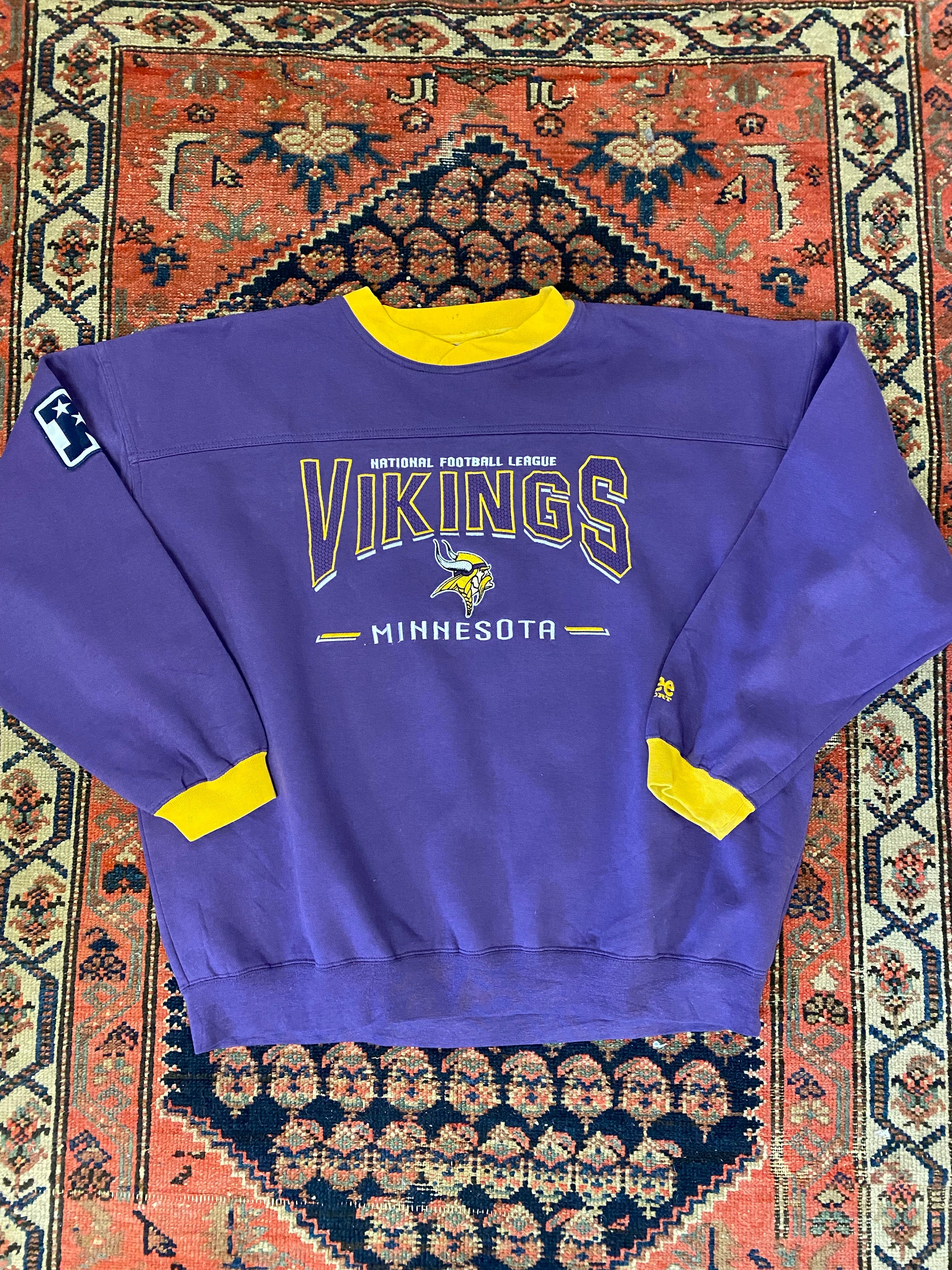 90s Minnesota Vikings Crewneck - L