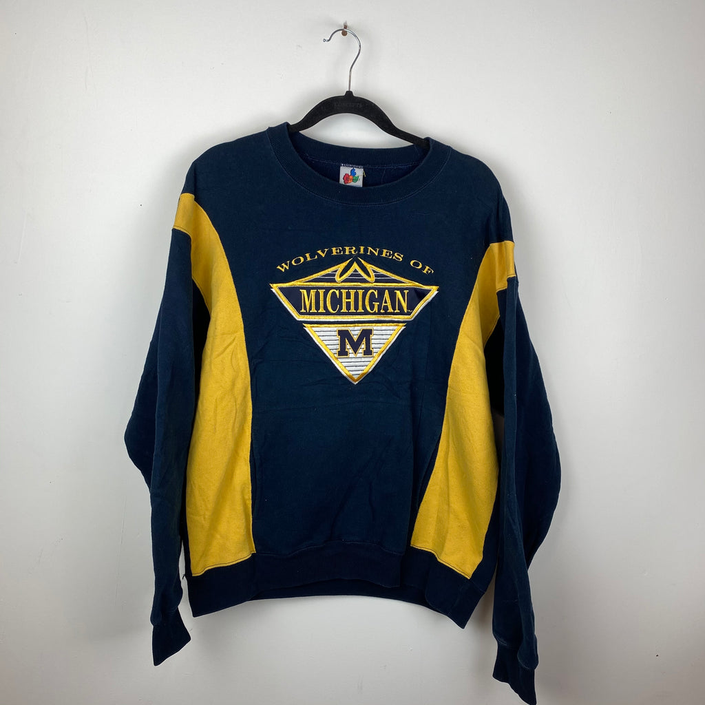 Embroidered Michigan crewneck