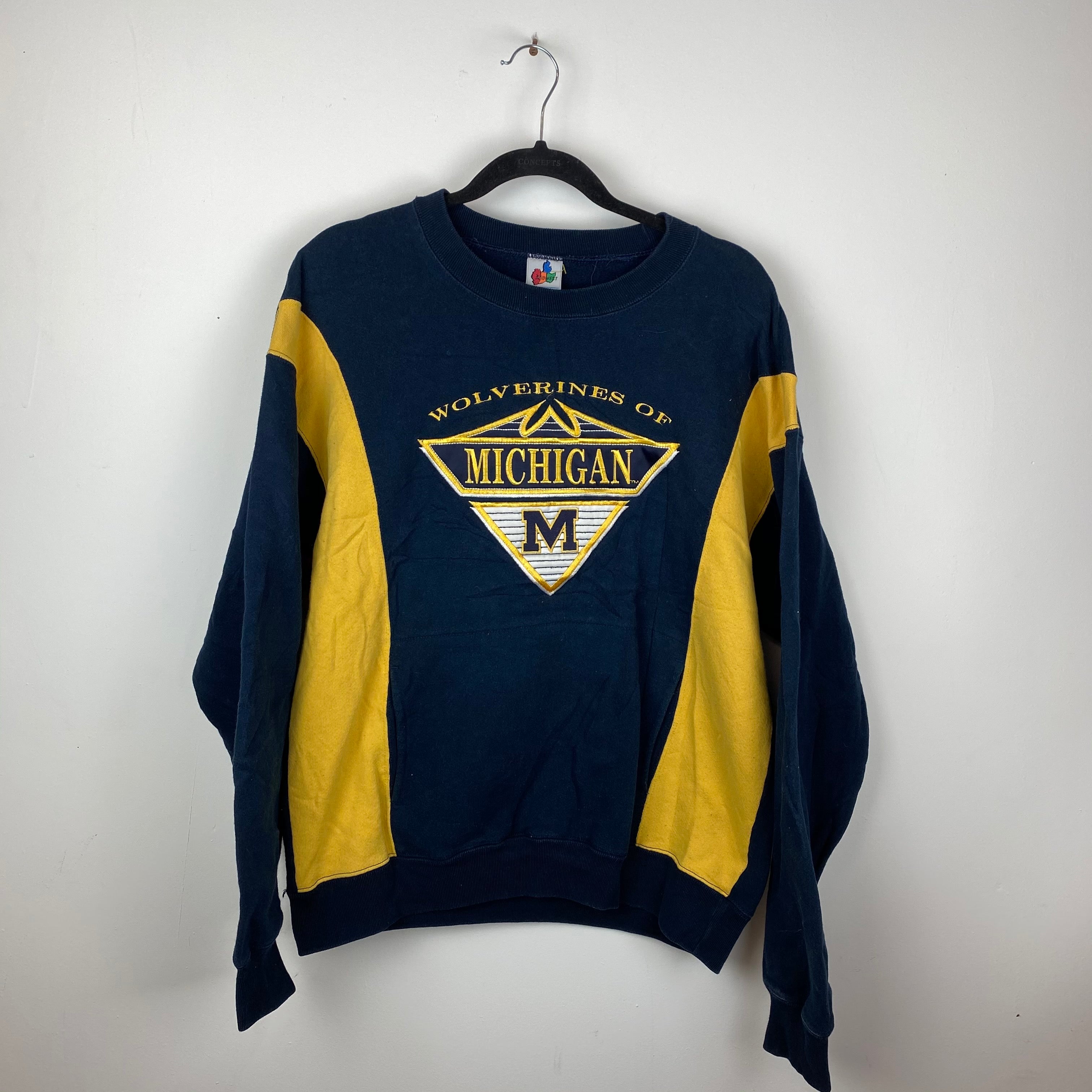 Embroidered Michigan crewneck
