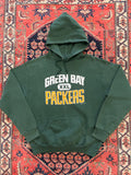 VINTAGE GREEN BAY PACKERS HOODIE - MEDIUM