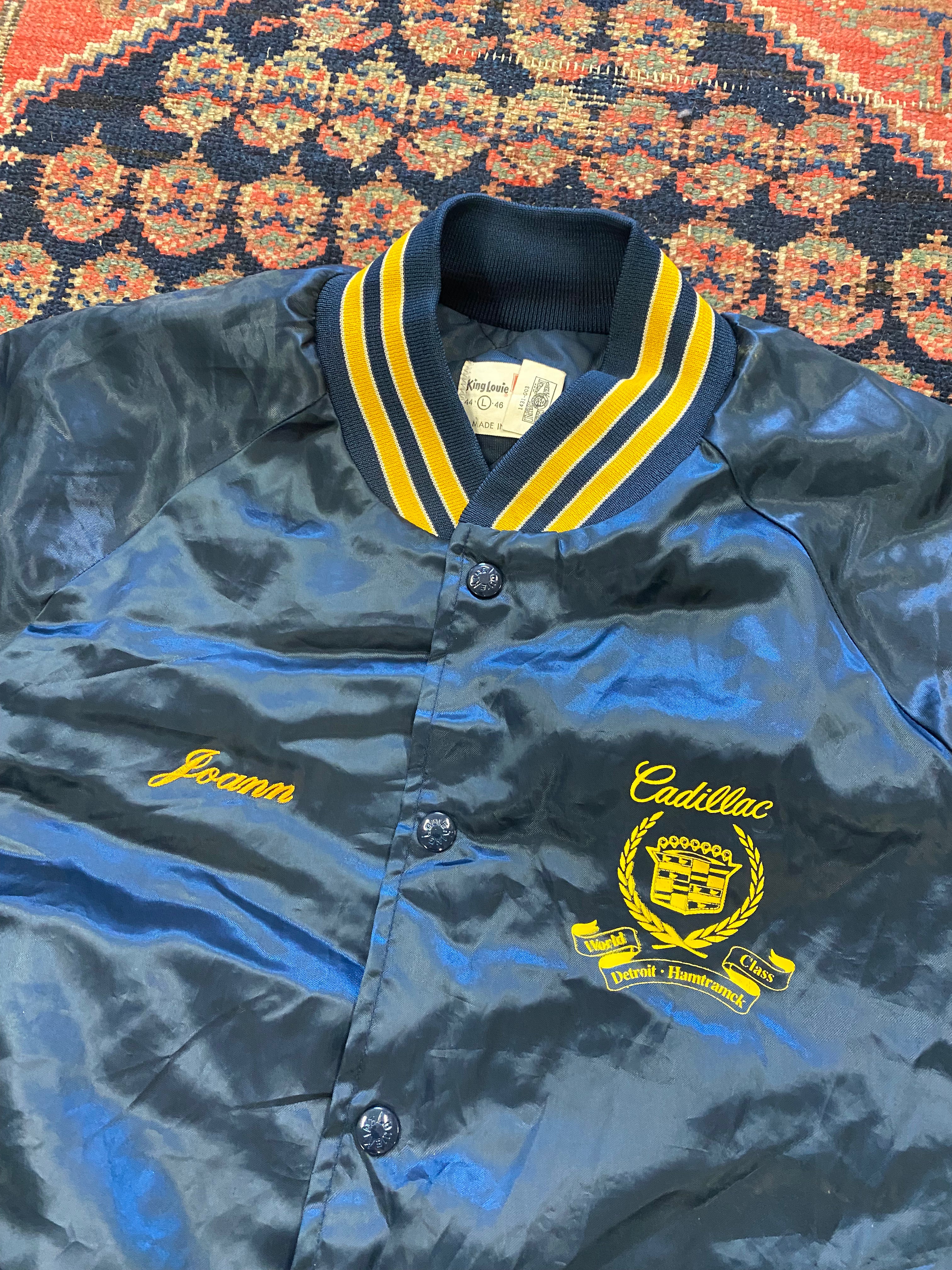 Vintage Cadillac Satin jacket - M