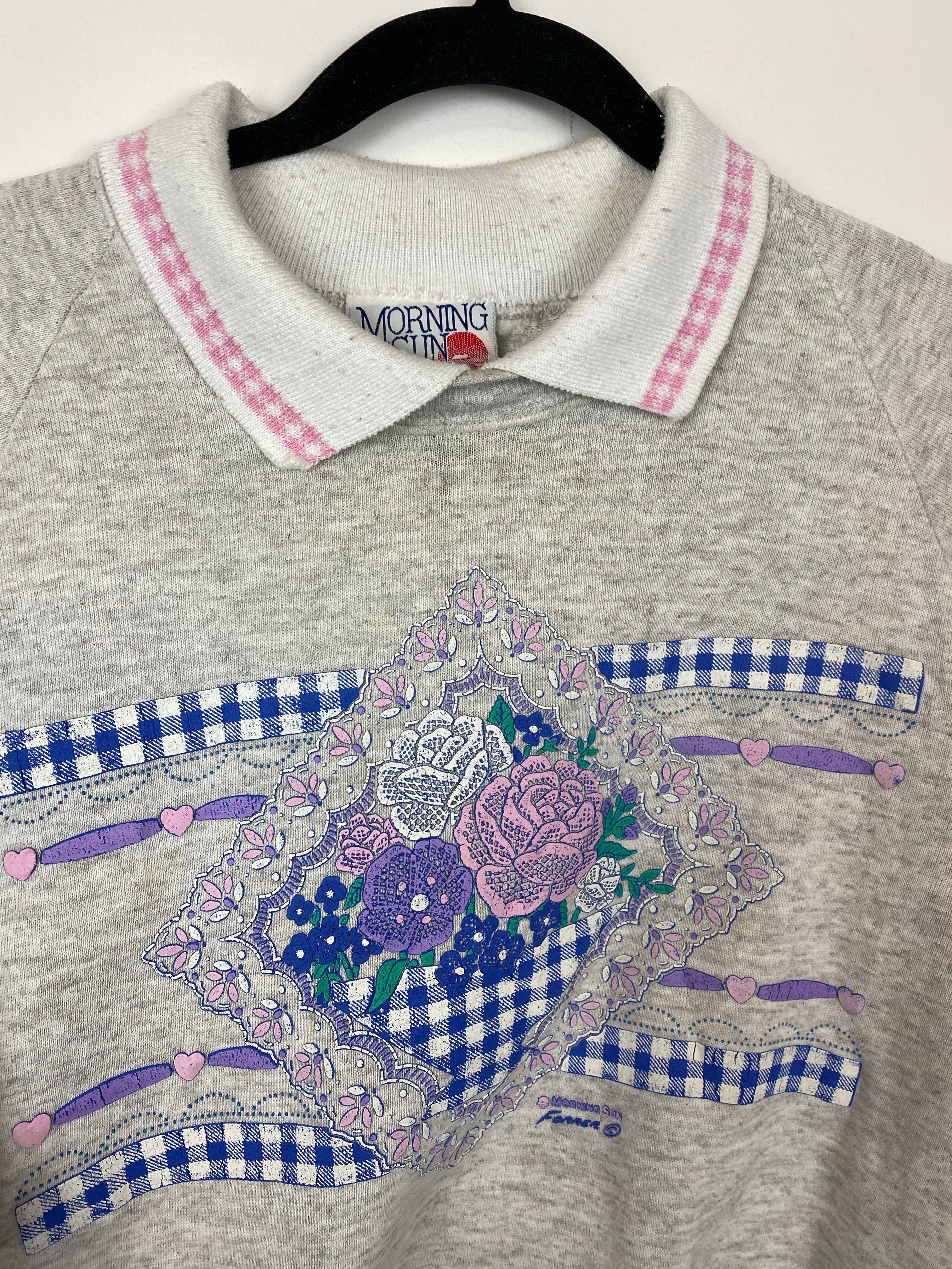 90s collared crewneck