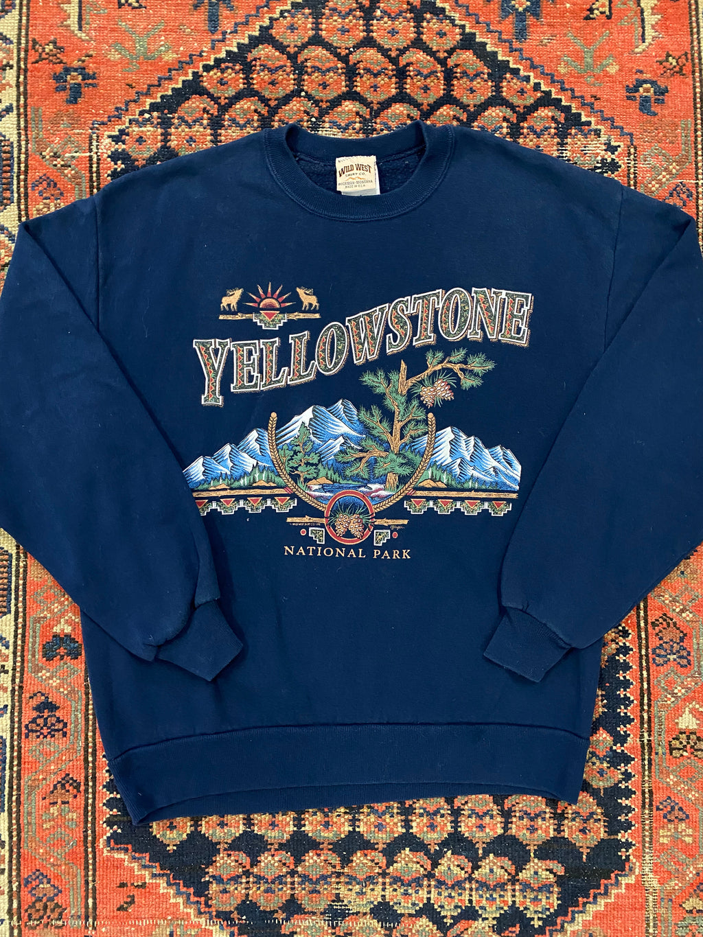 Vintage Yellow Stone Crewneck - M