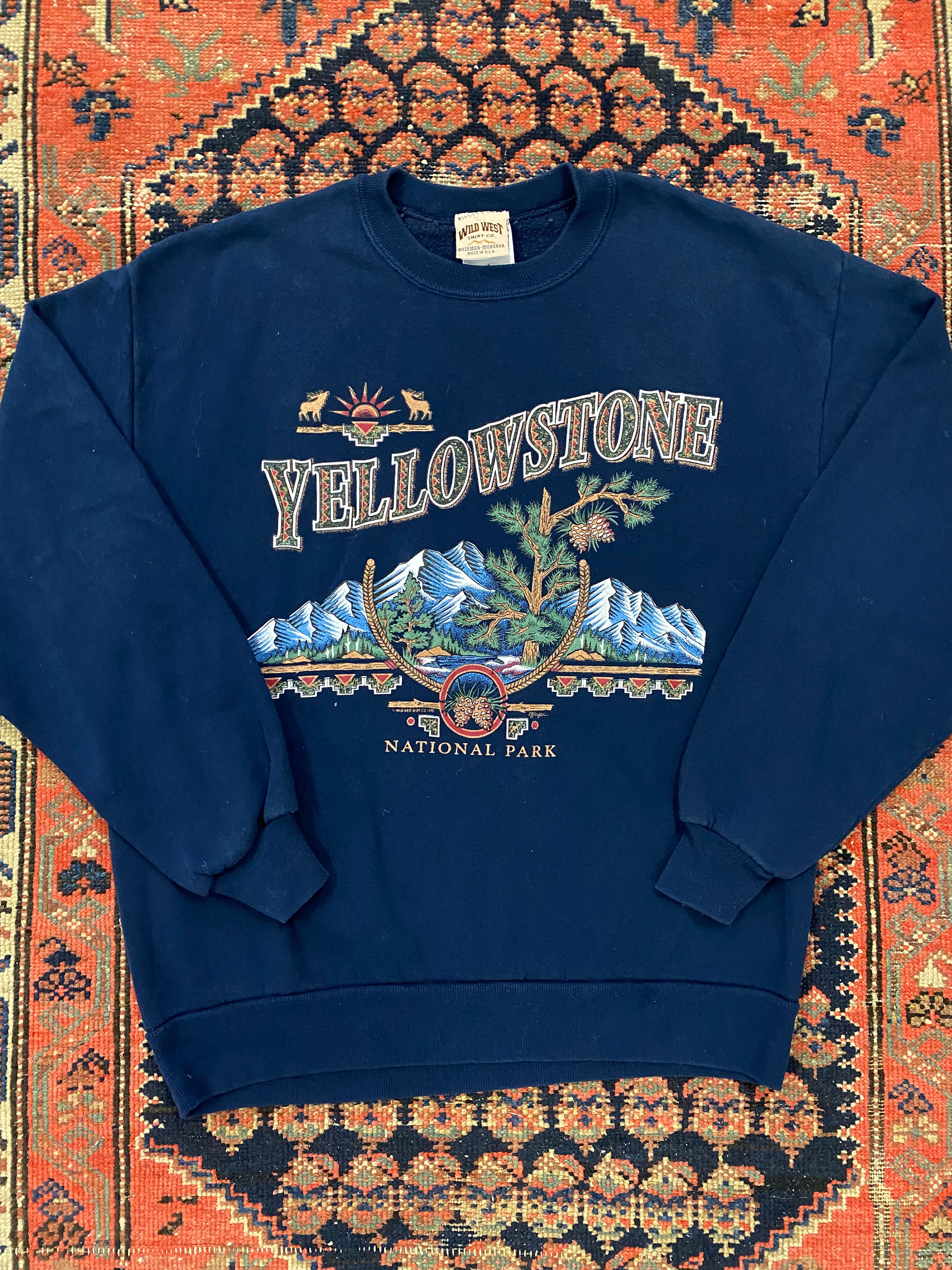 Vintage Yellow Stone Crewneck - M