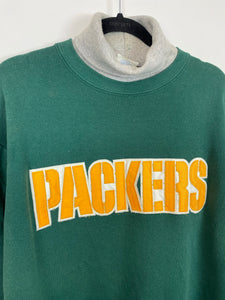 90s turtleneck Green Bay Packers crewneck - M