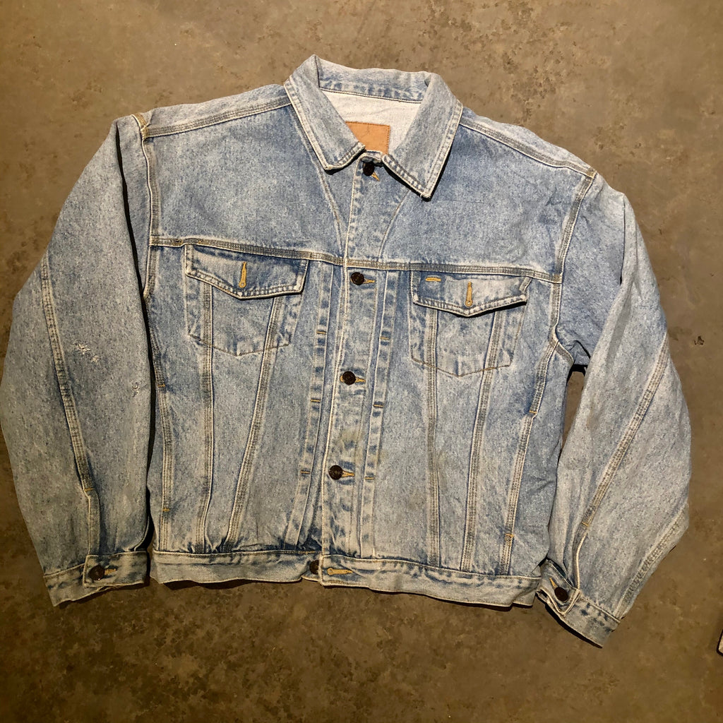 Vintage Denim Light Wash Jacket